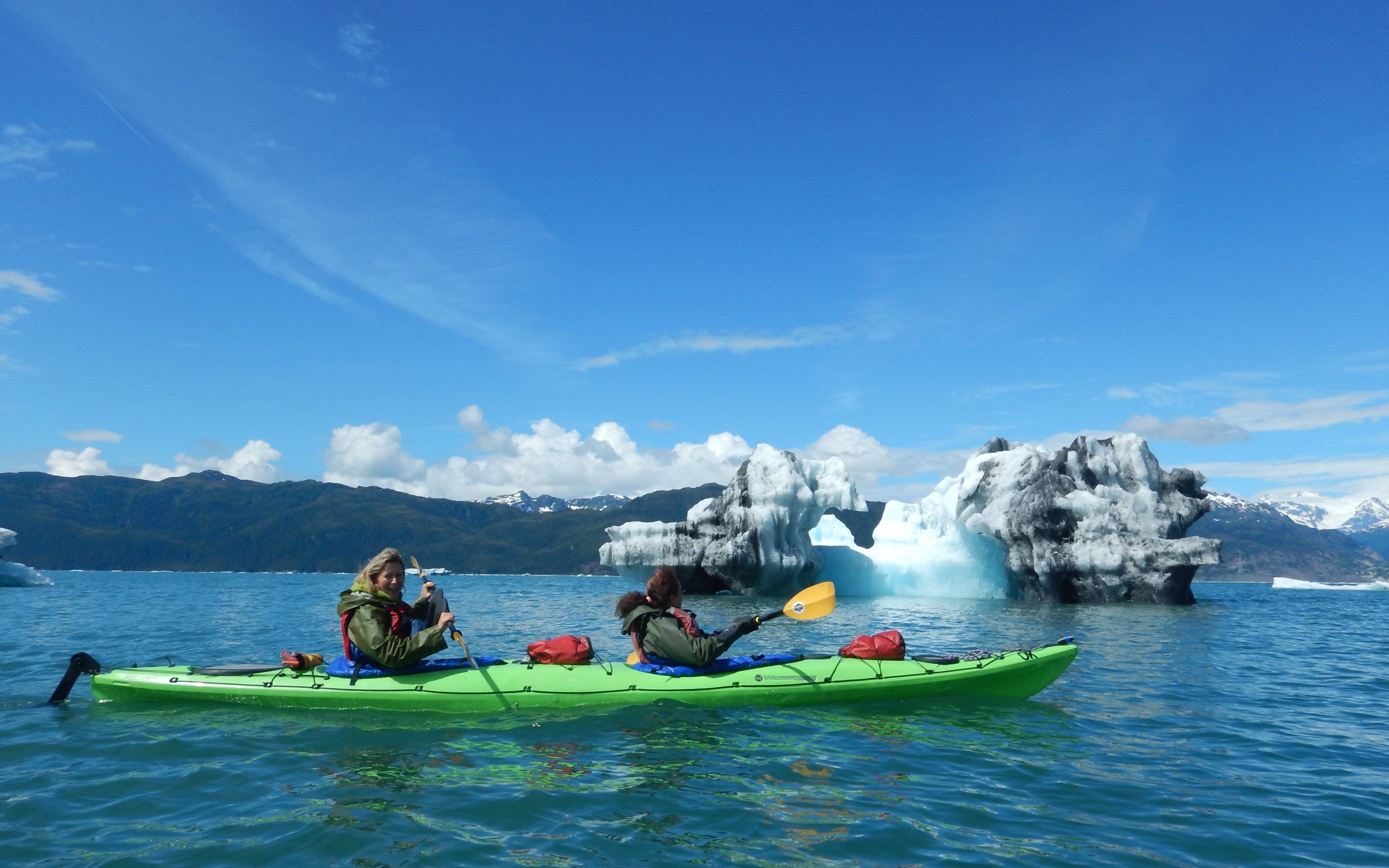 Valdez: Kajakfahren oder Wildlife Cruise rund um Eisberge