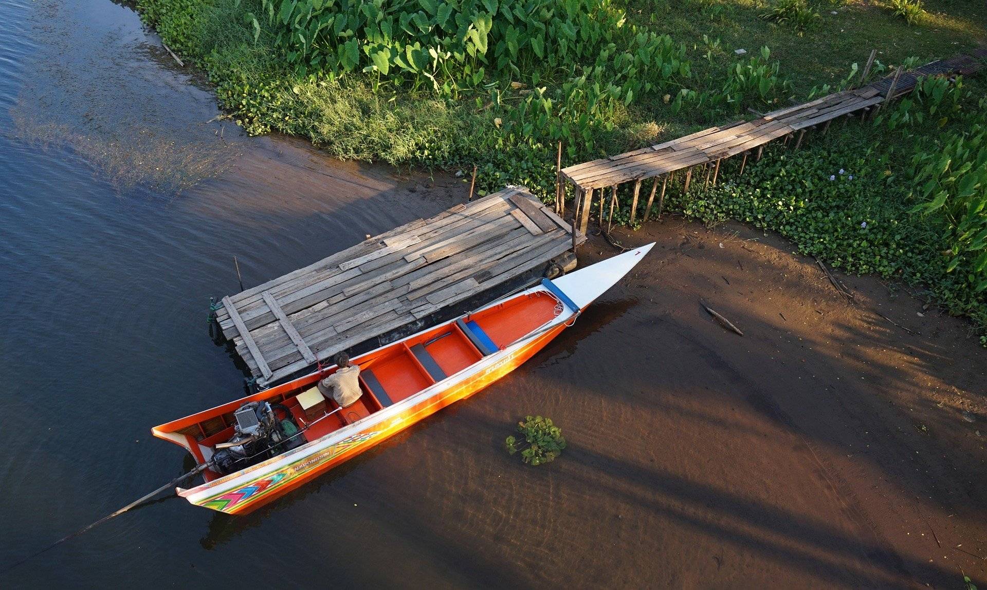 Frontière cambodgienne en speed boat