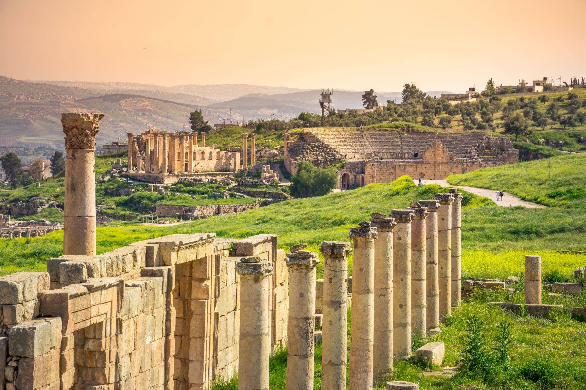 Zwischen der Metropole Amman und der antiken Stadt Jerash 