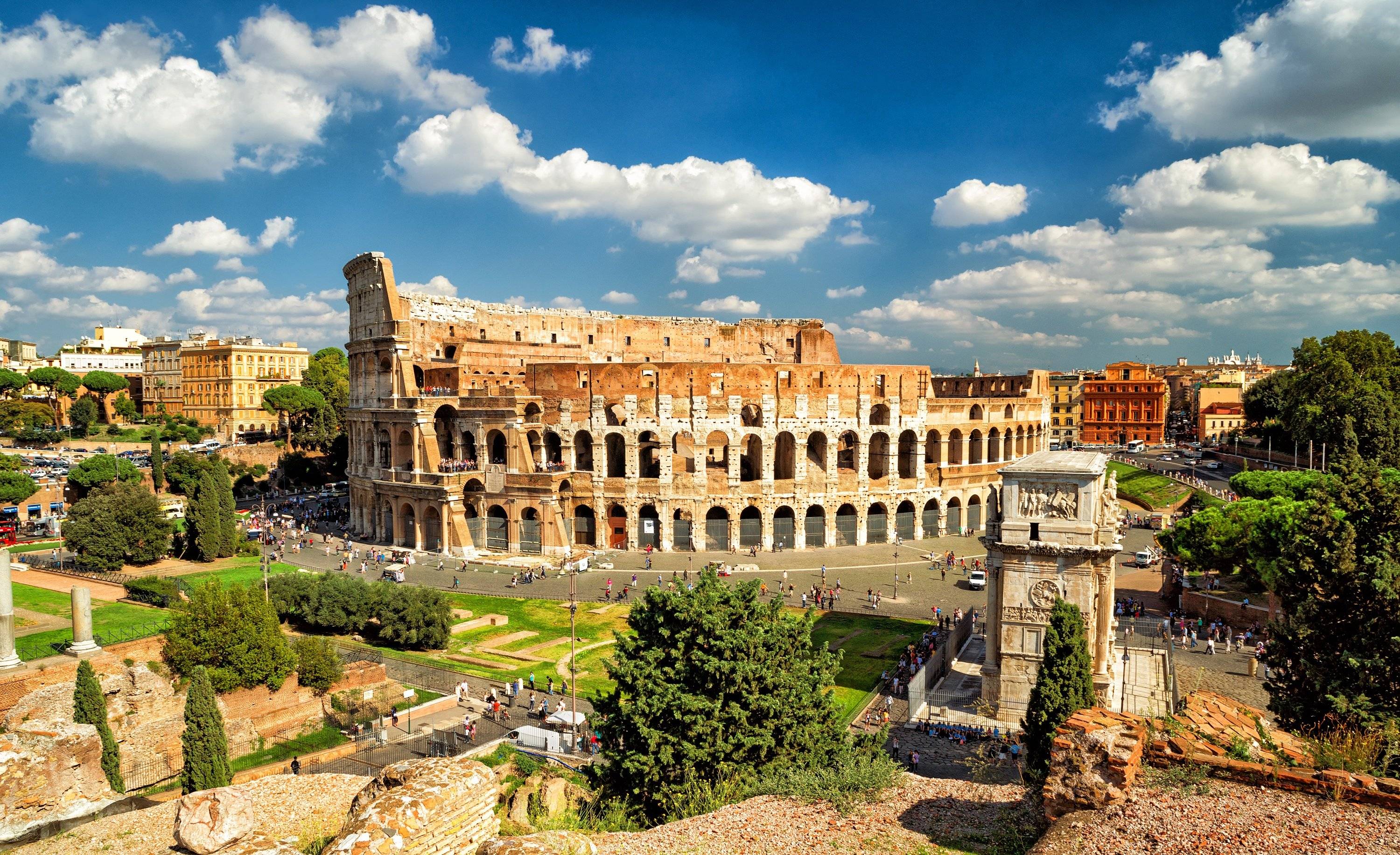 Rome à vélo et visite du Colisée