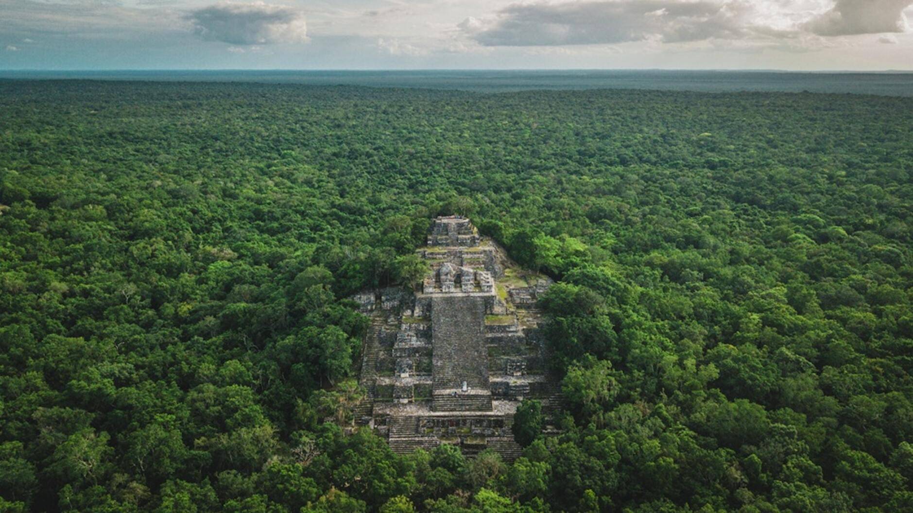 Verso l'immensa giungla della biosfera naturale di Calakmul