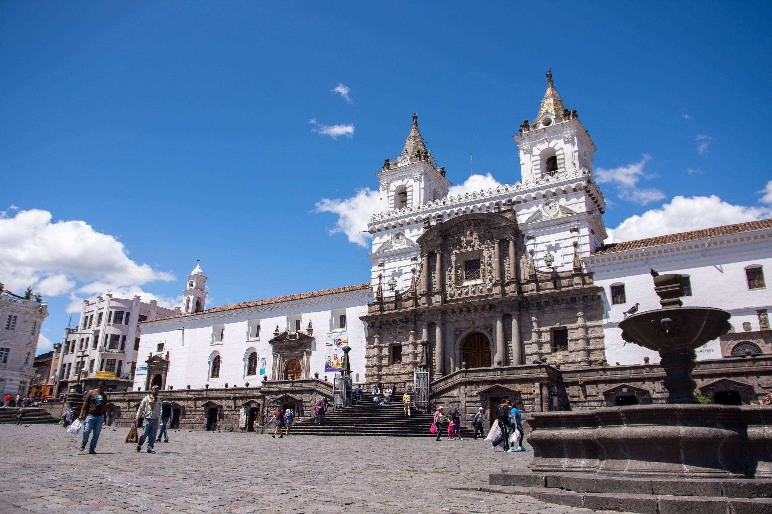 Ontdekking van hoofdstad Quito
