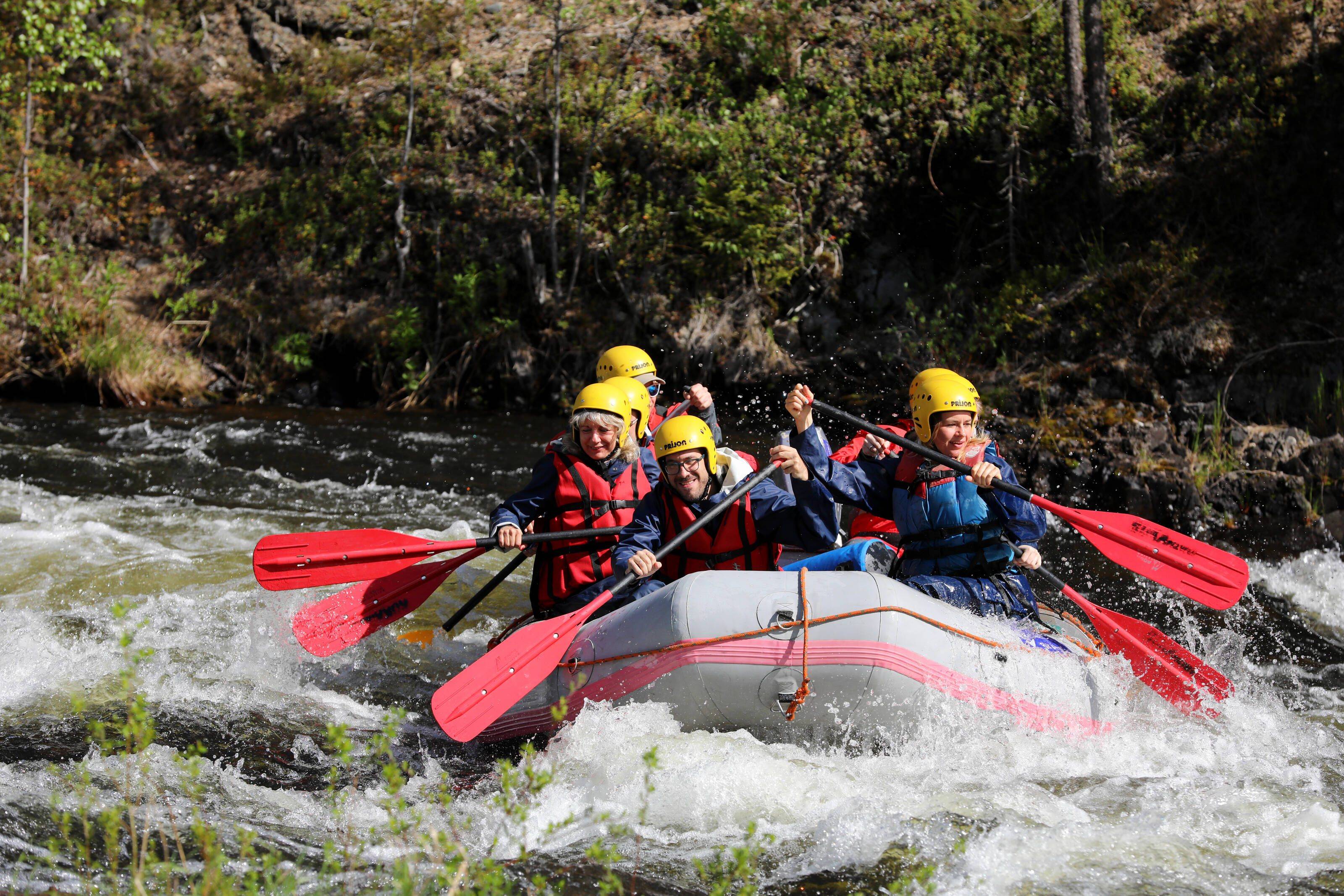 Rafting nel parco nazionale di Oulanka