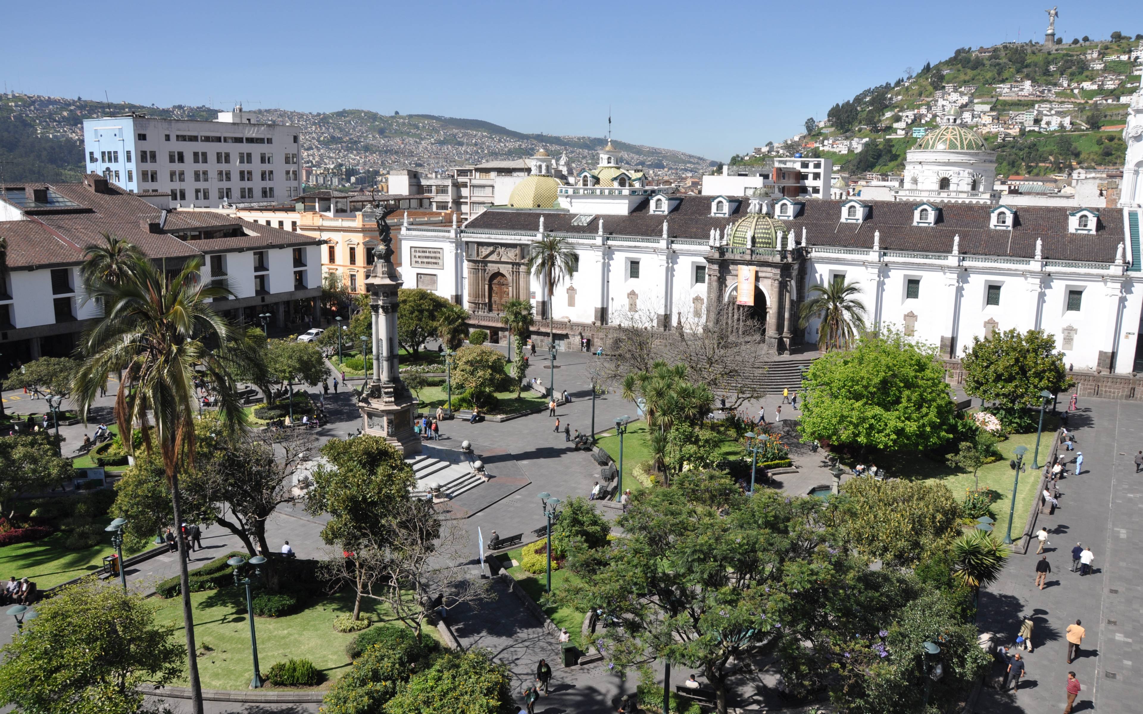 Ankunft in Quito, der Hauptstadt in der Mitte der Welt