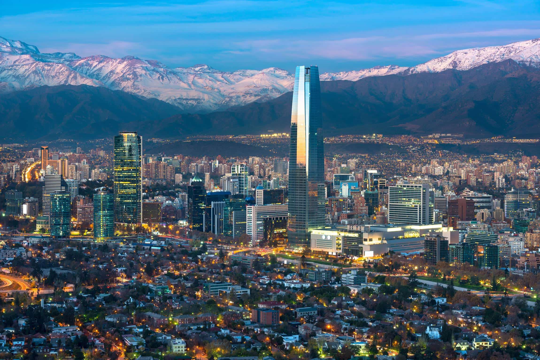 Llegada a Santiago de Chile