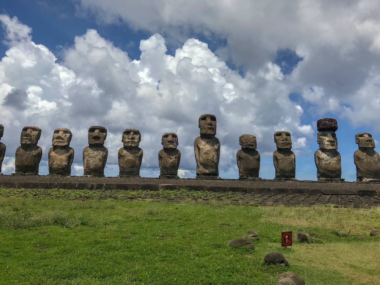 Isola di Pasqua, la zona di Vaihù e i Moai