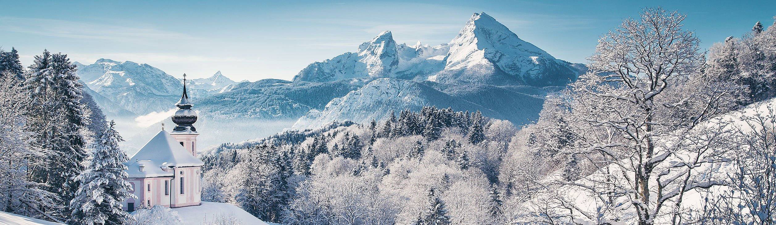 winter landscape in the Bavarian Alps