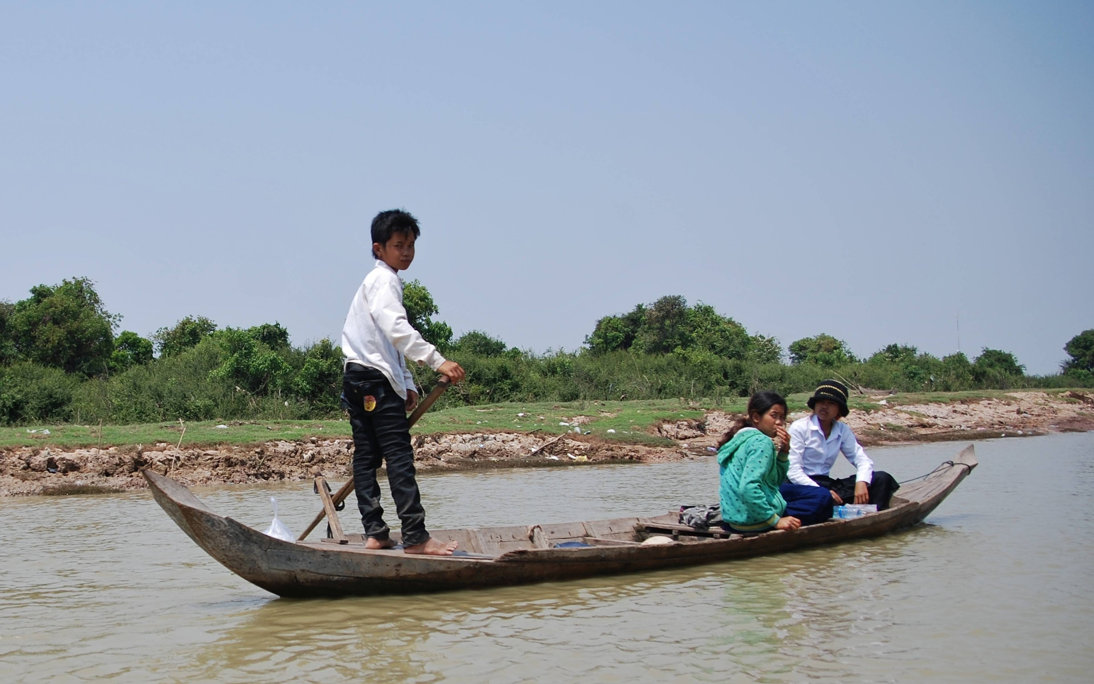 Passage à la frontière du Cambodge