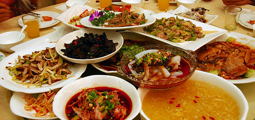 Festin de spécialités chinoises