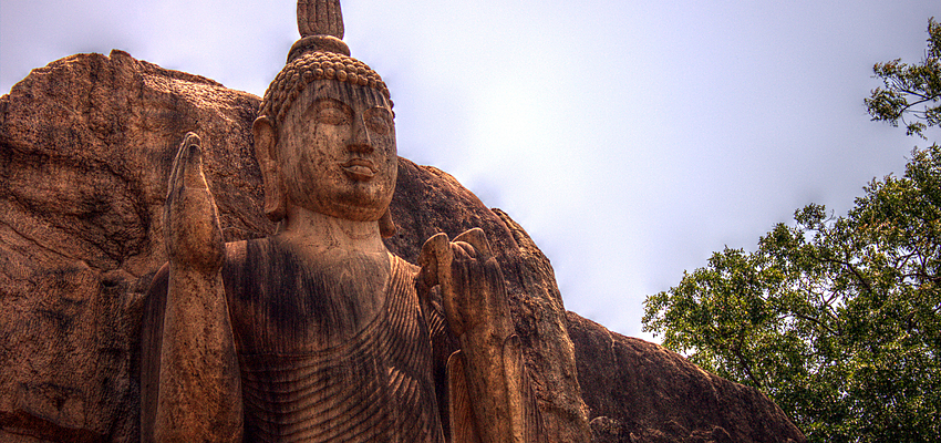 Estatua en Sri Lanka