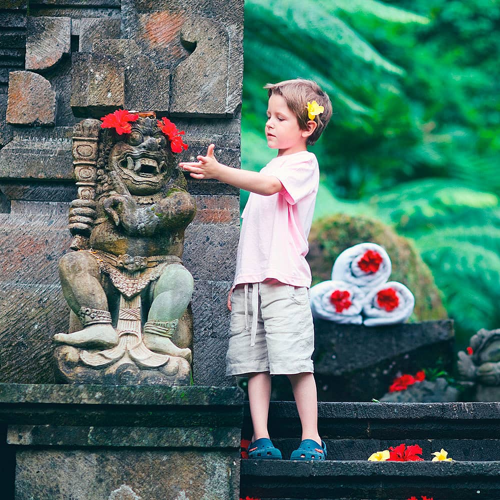 Viaje a Bali con niños 100% a medida