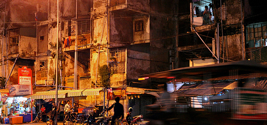 Phnom Penh de noche