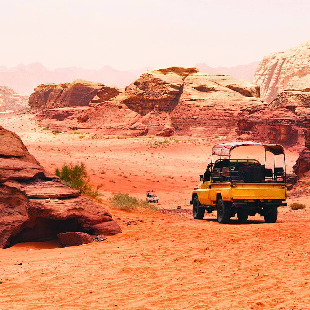 Design your perfect off road tour with a local expert in Jordan
