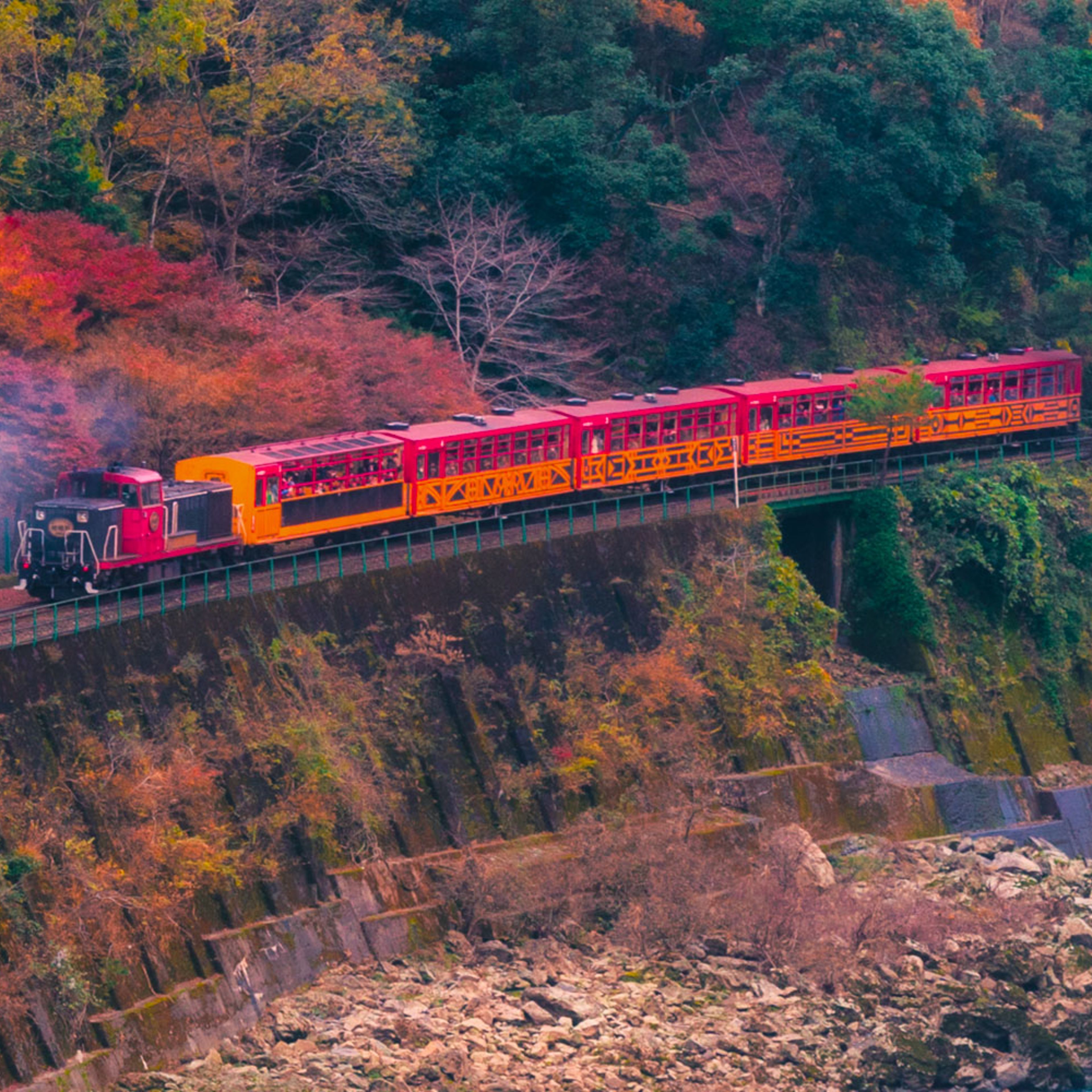 Train travel in Japan