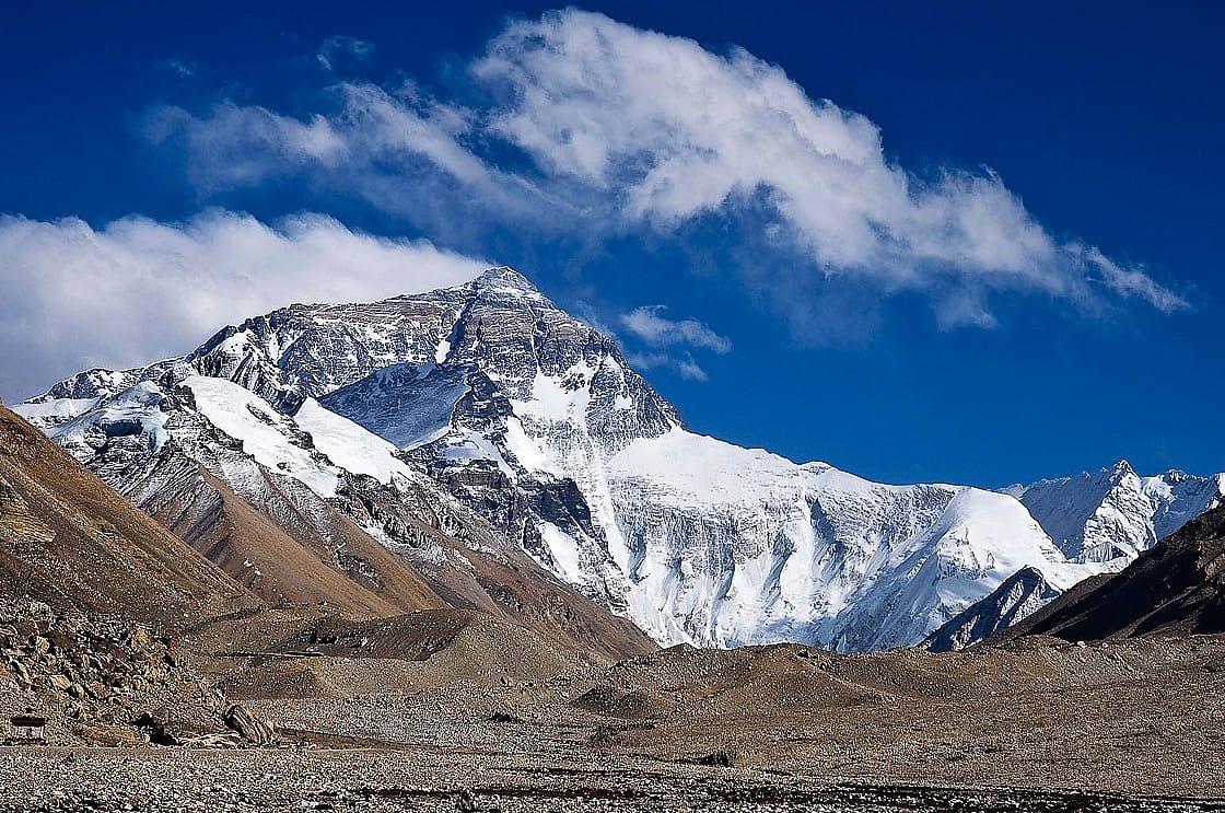 Эверест со стороны Тибета