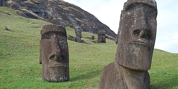 Unvollendete Moai