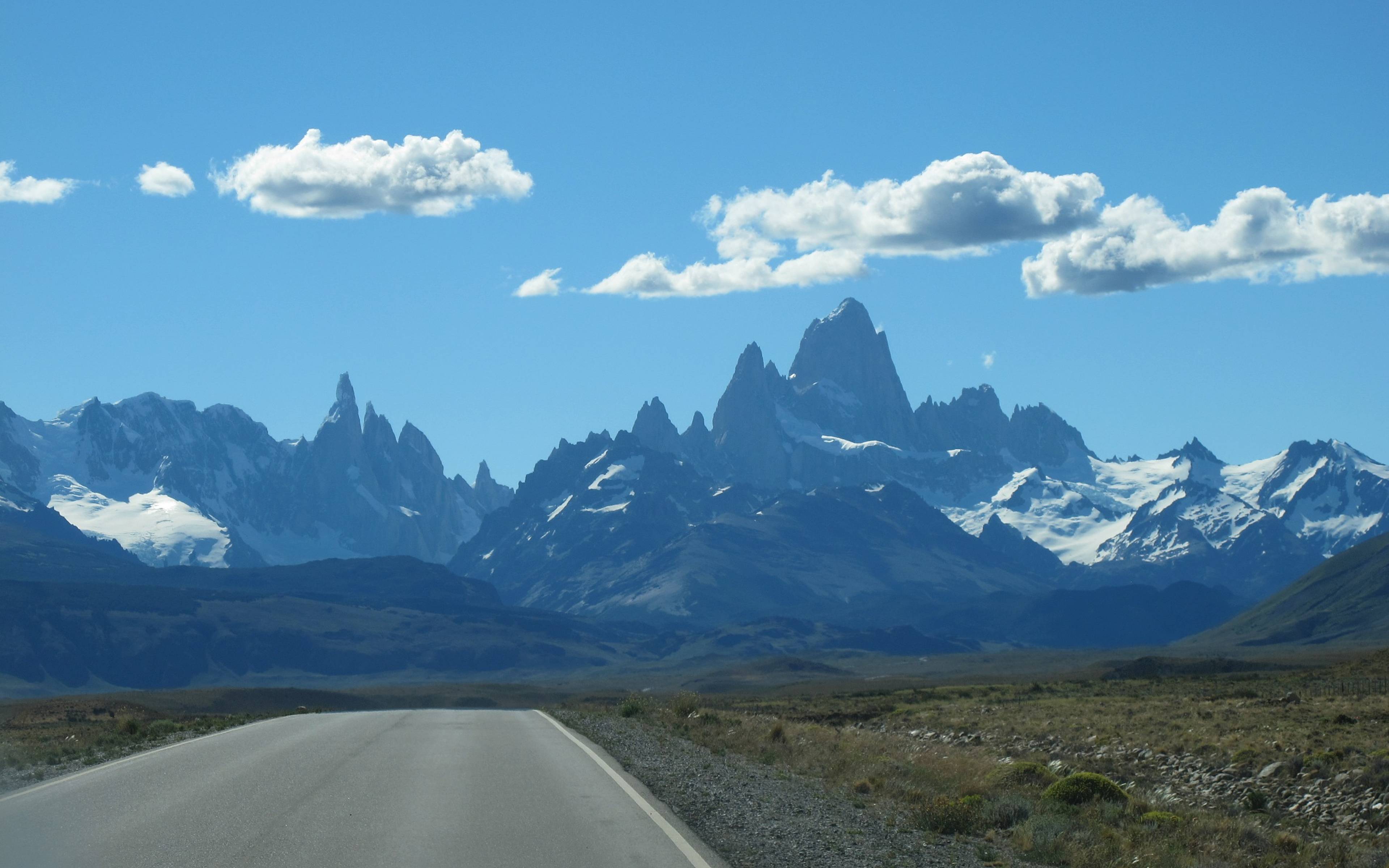 Flug nach Patagonien und Busfahrt nach El Chaltén