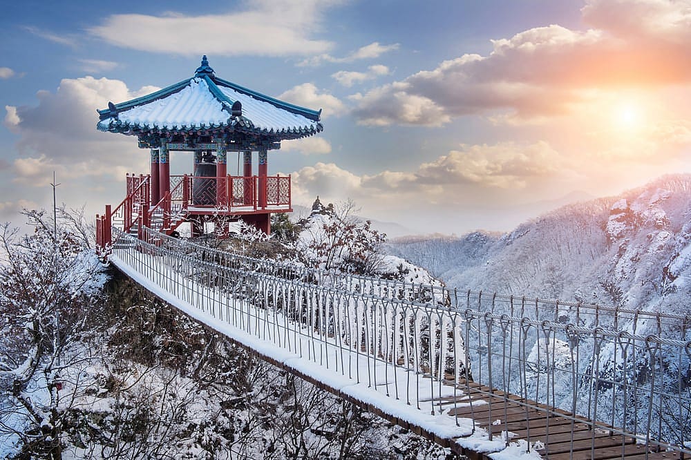 south korea winter trip