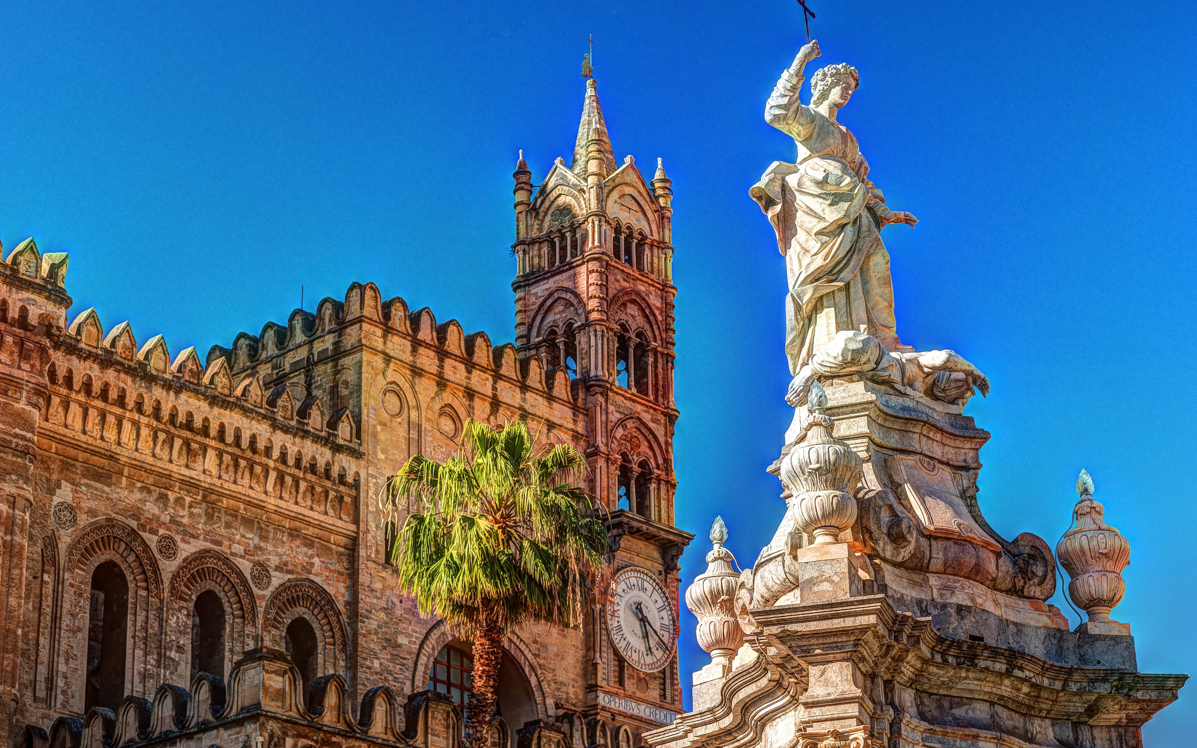 Besuch der archäologischen Stätte Segesta und Ankunft in Palermo