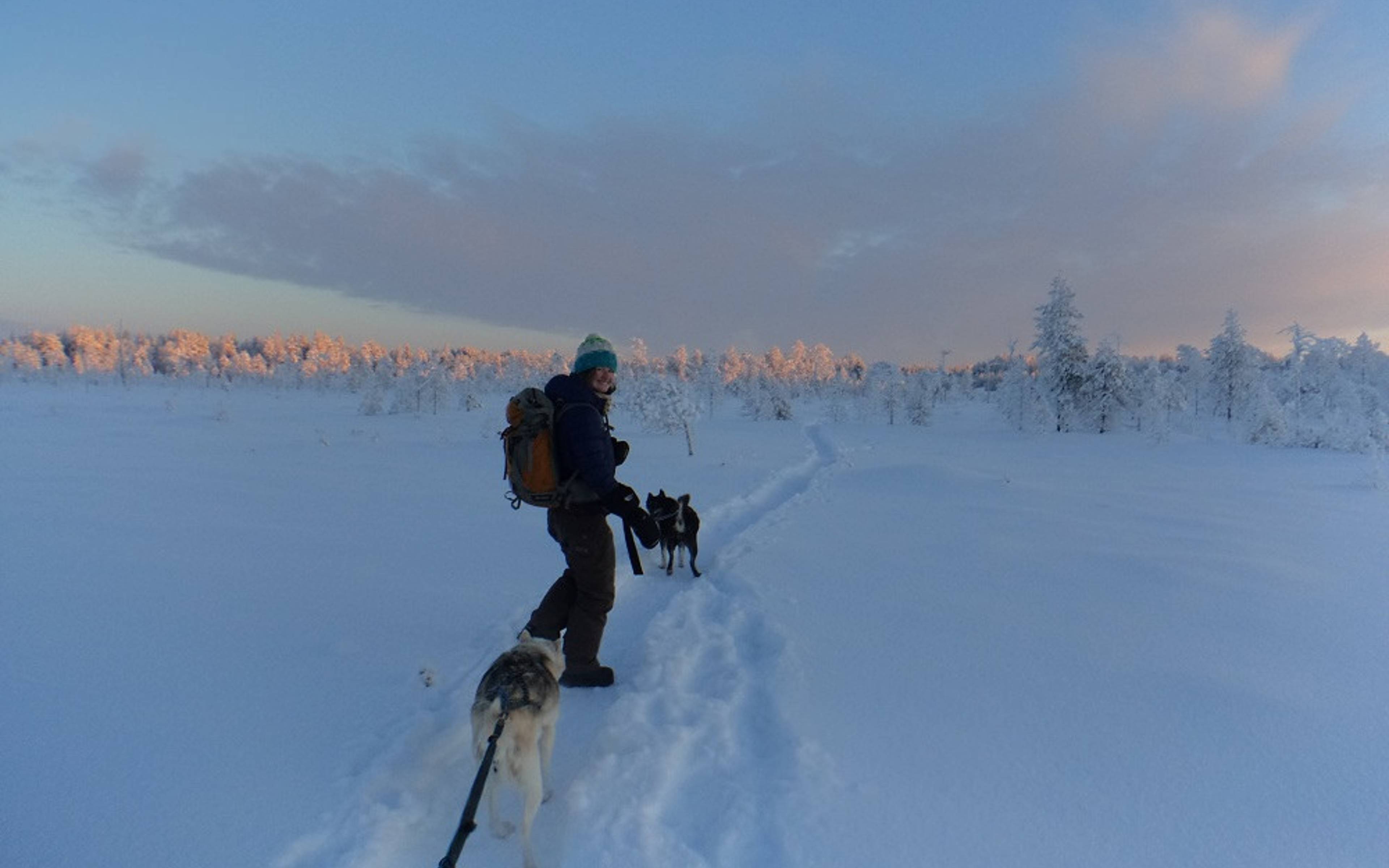Caminata invernal en estilo Inuit