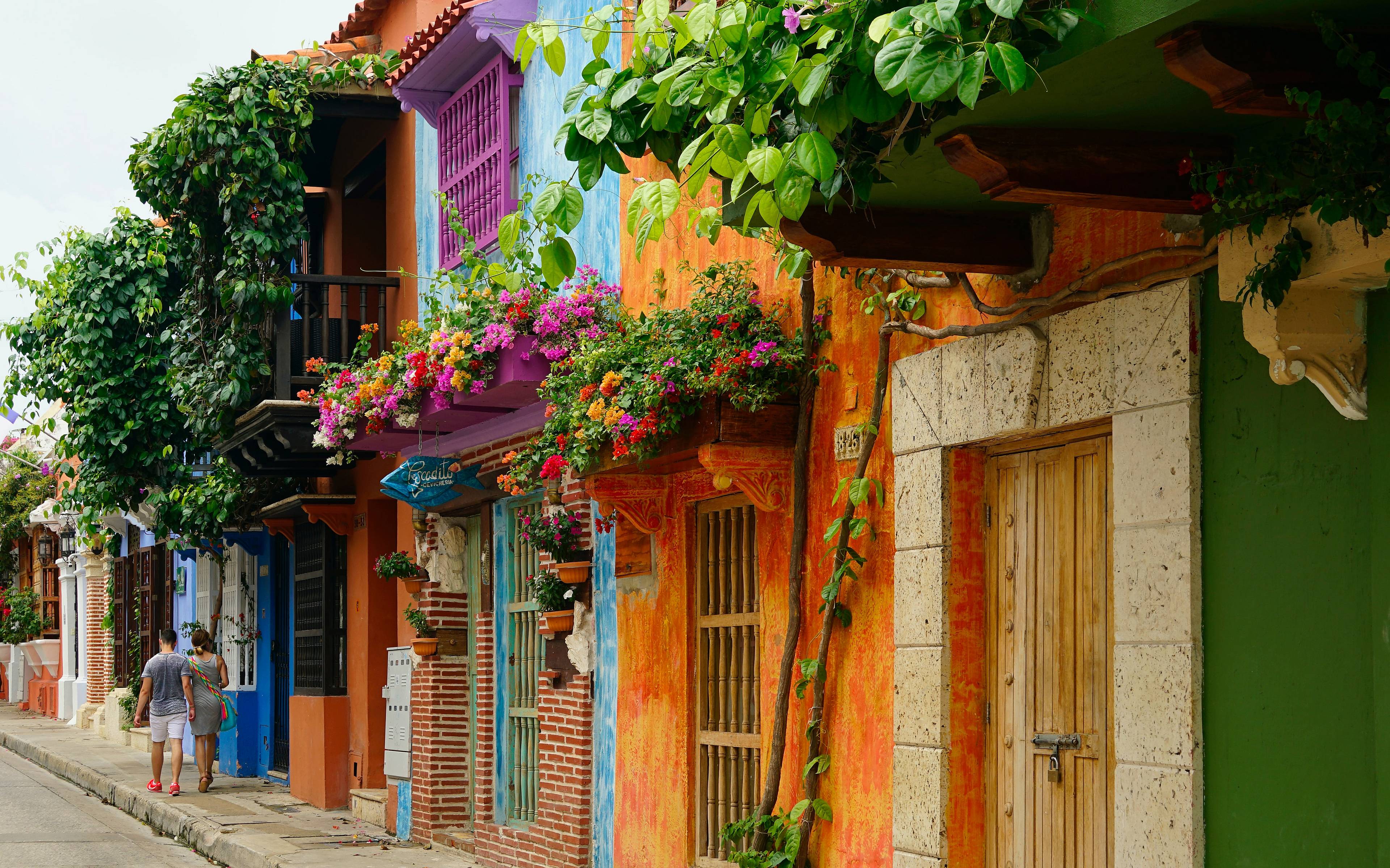 De camino a la romántica Cartagena de Indias