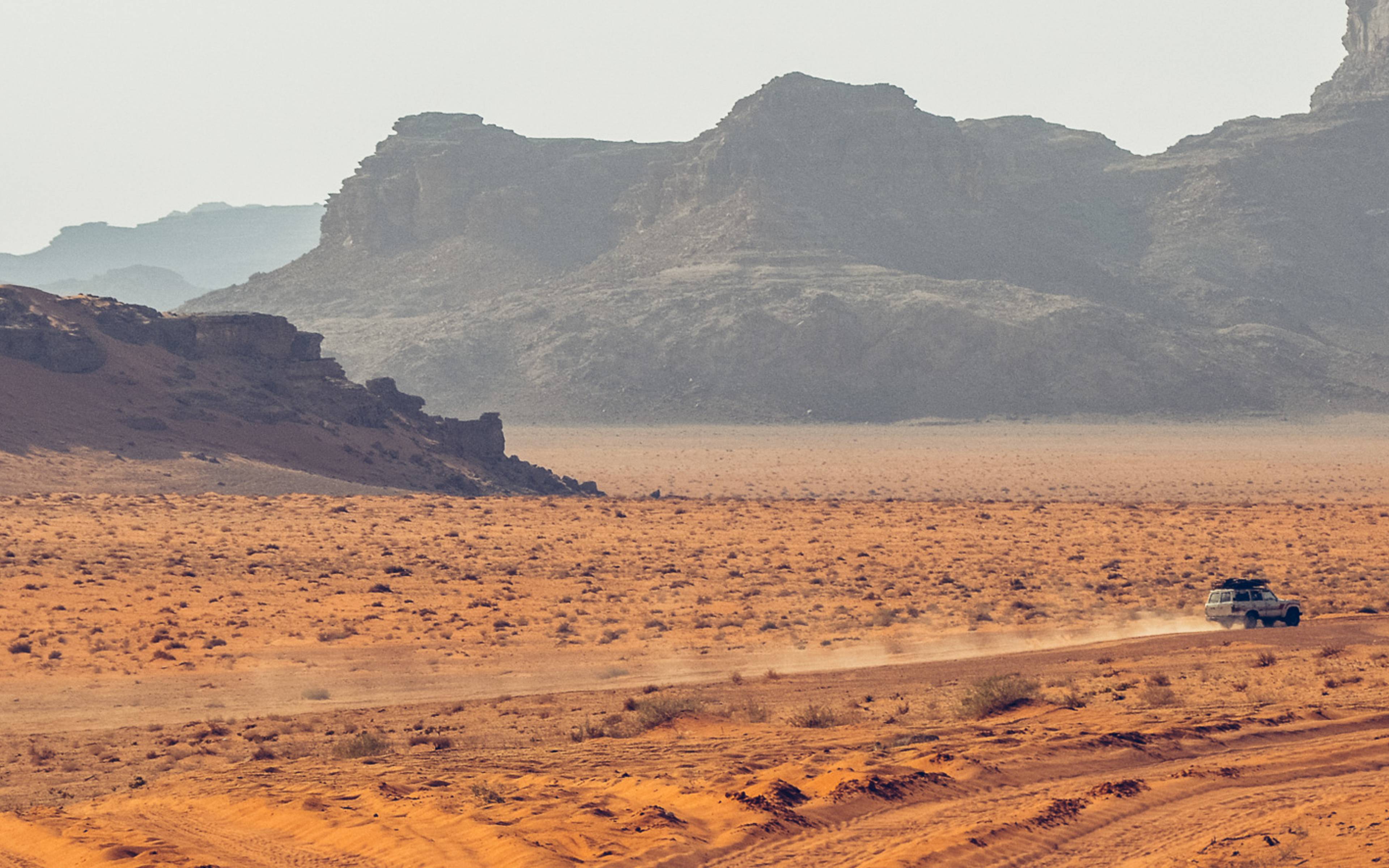 Descubriendo el Wadi Rum en 4x4