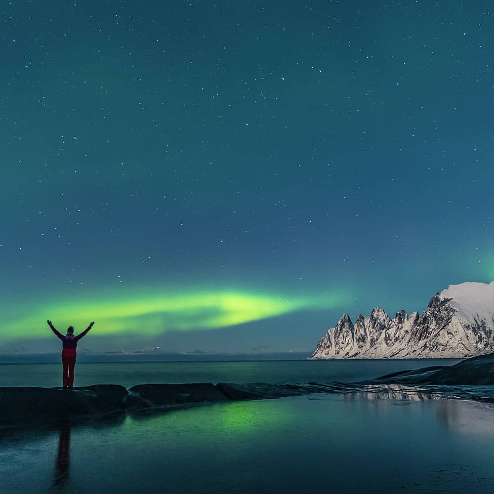 Crea tu viaje para ver auroras boreales en Noruega 100% a medida
