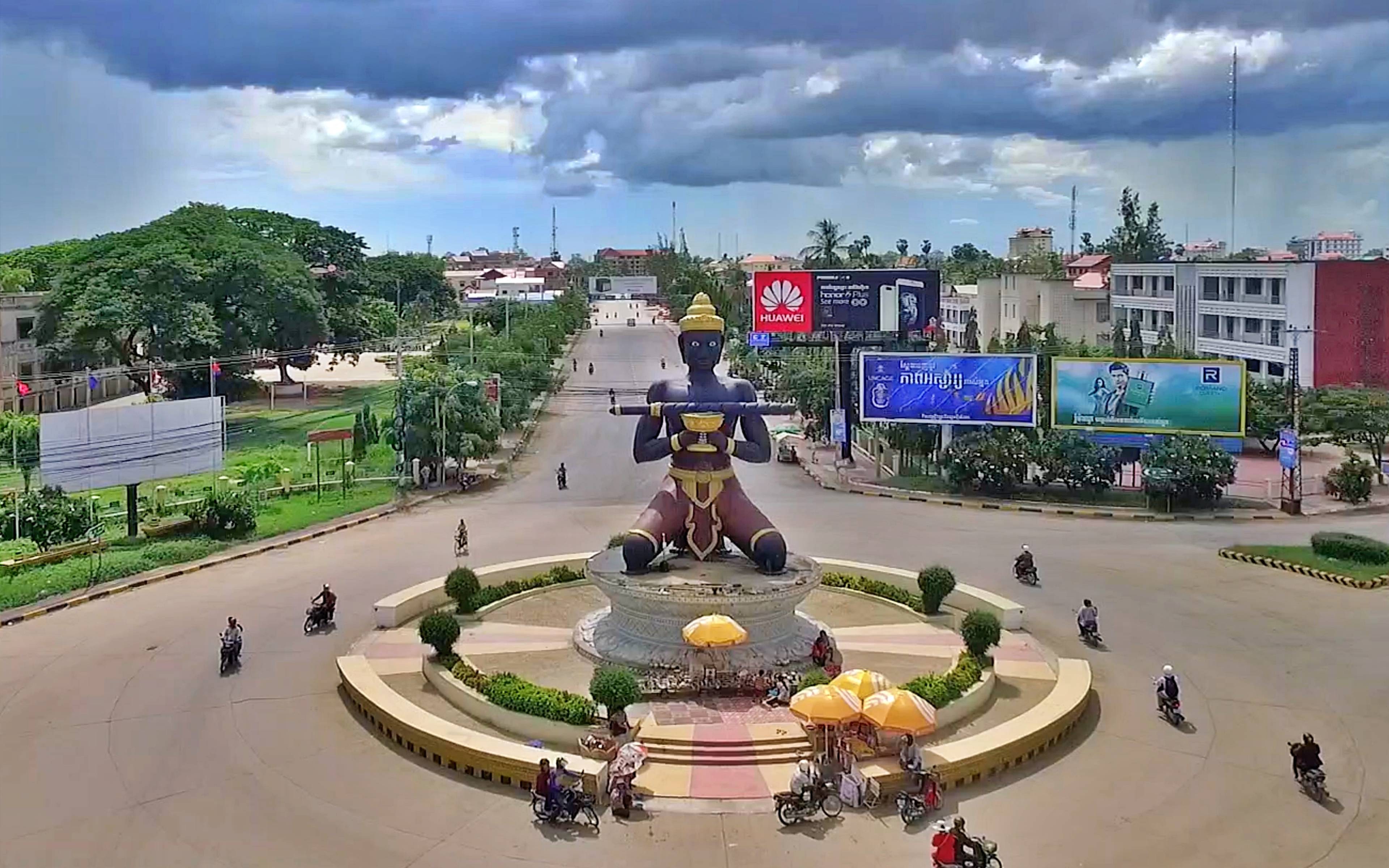 Am Weg nach Battambang: 