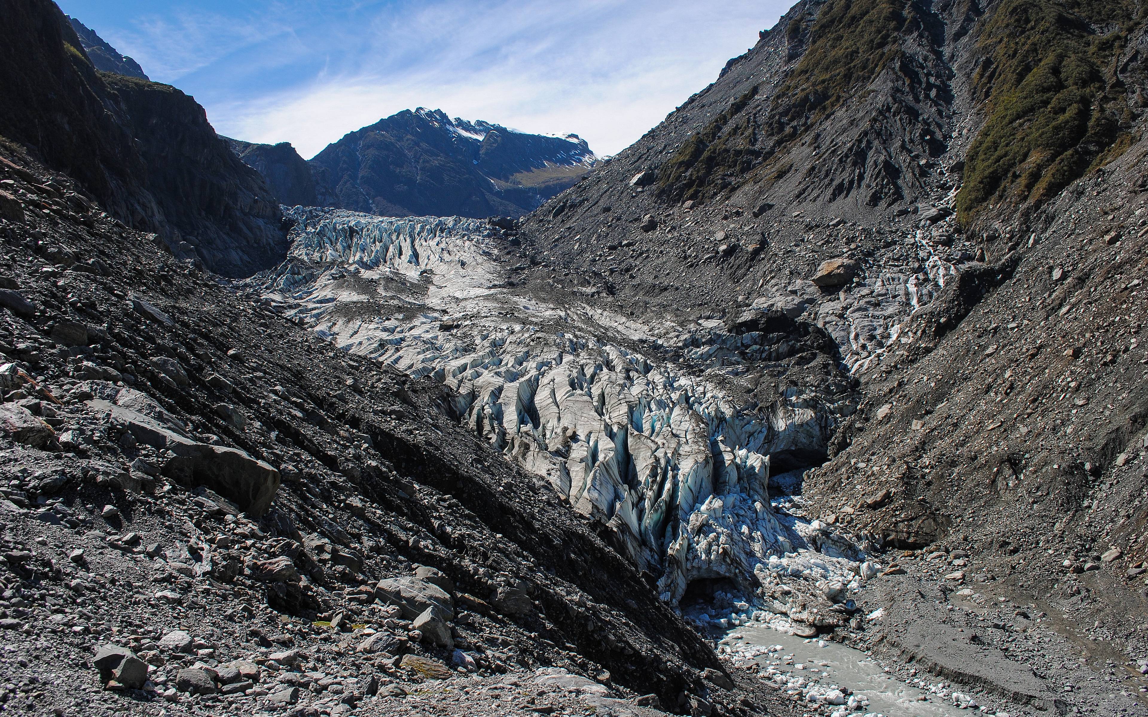 Presencia la grandeza del glaciar Franz Josef 
