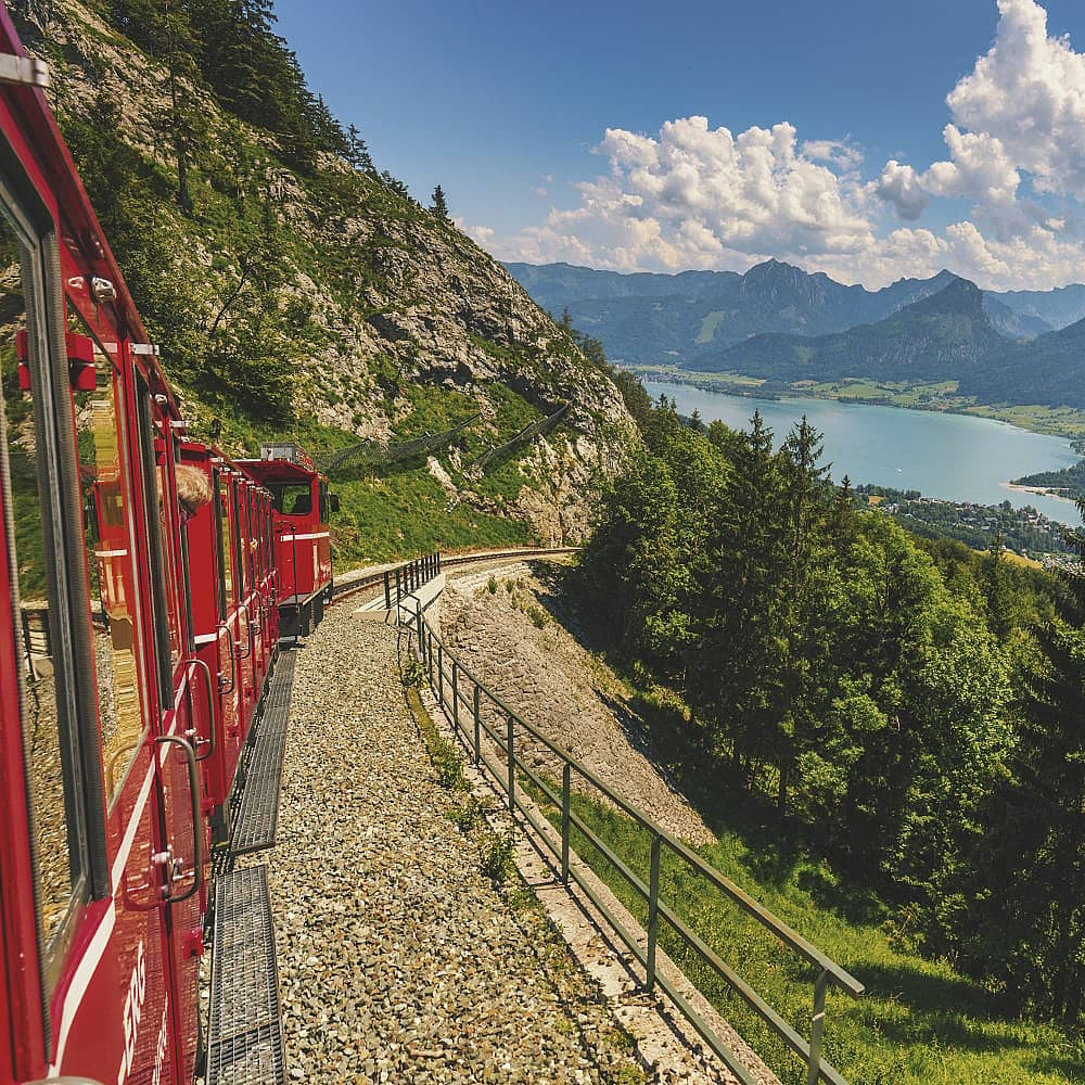 Partir en train pour voyager en Autriche