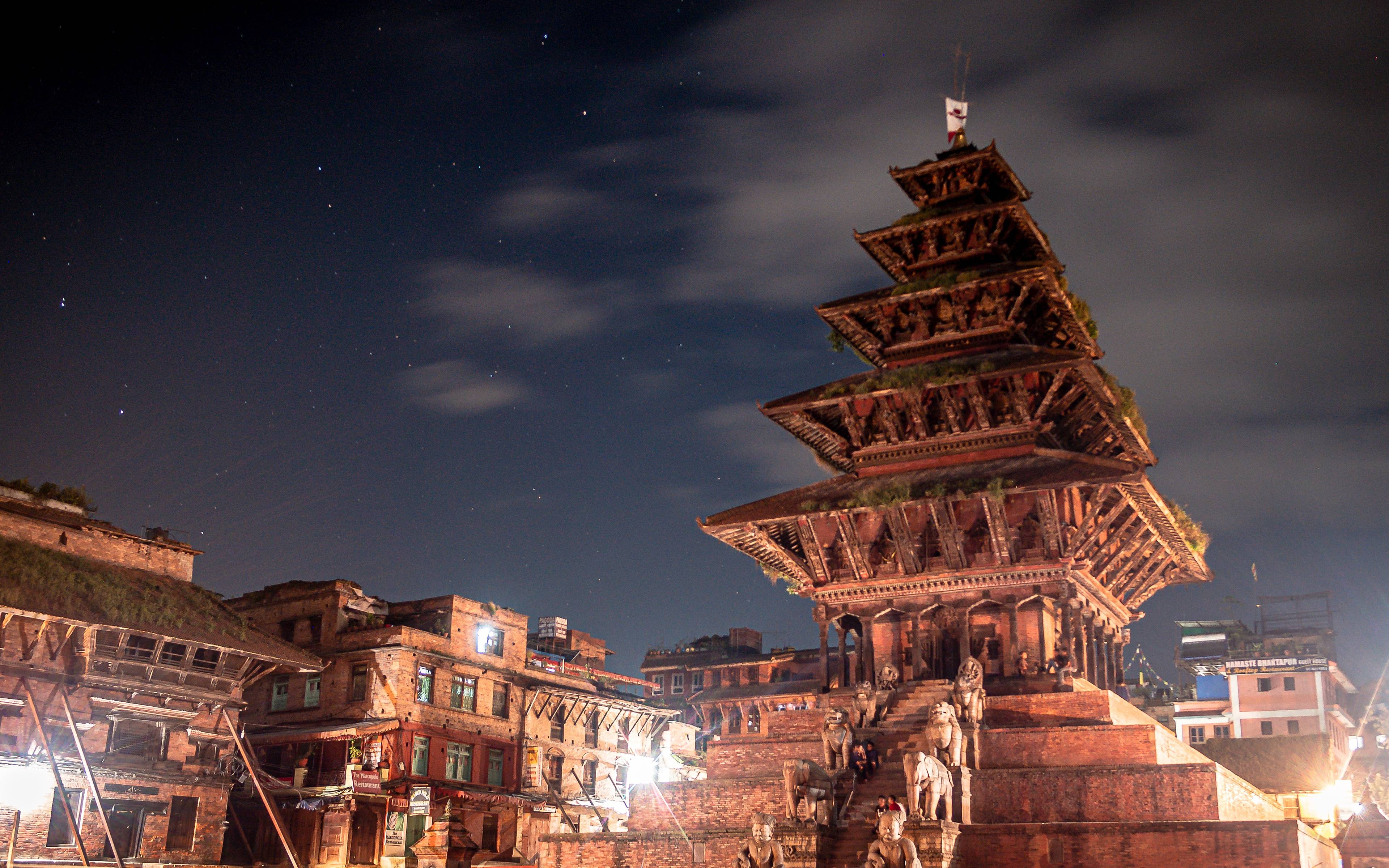 Bhaktapur prima di rientrare a Kathmandu