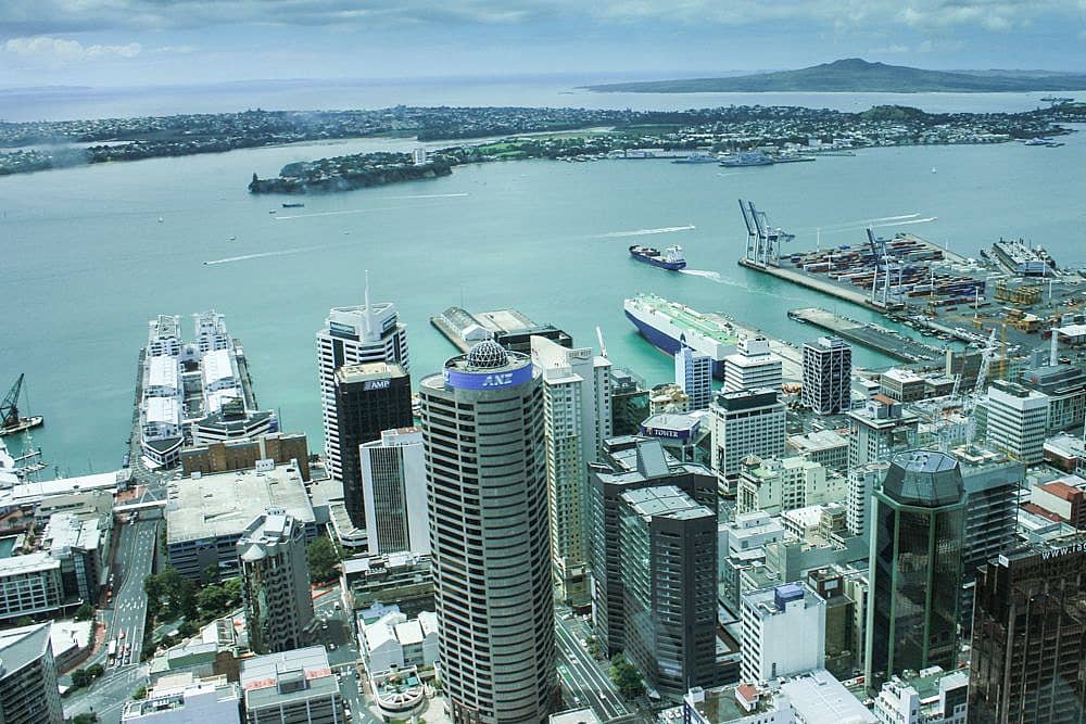 Ankuft in Auckland