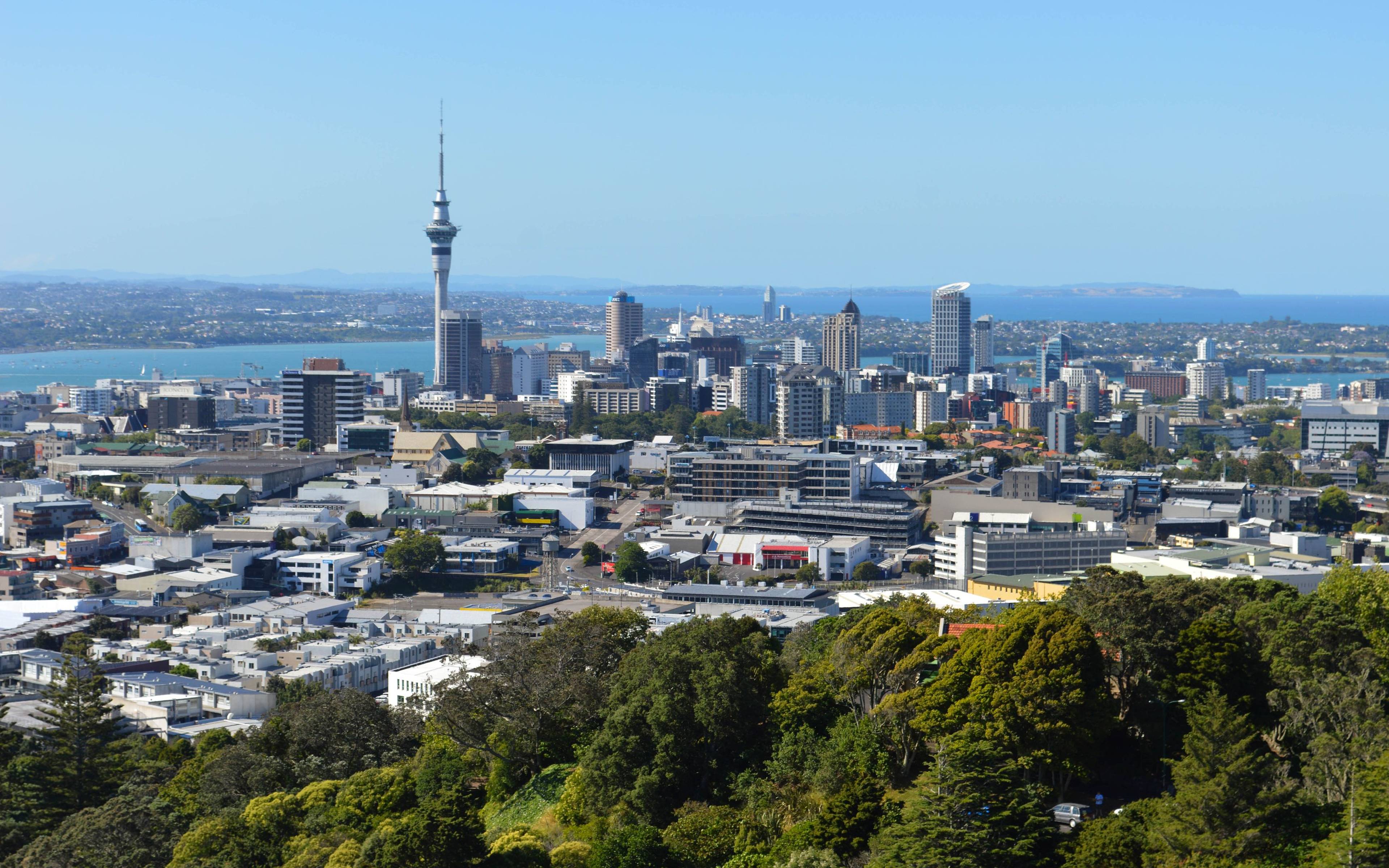 Ankunft in Auckland