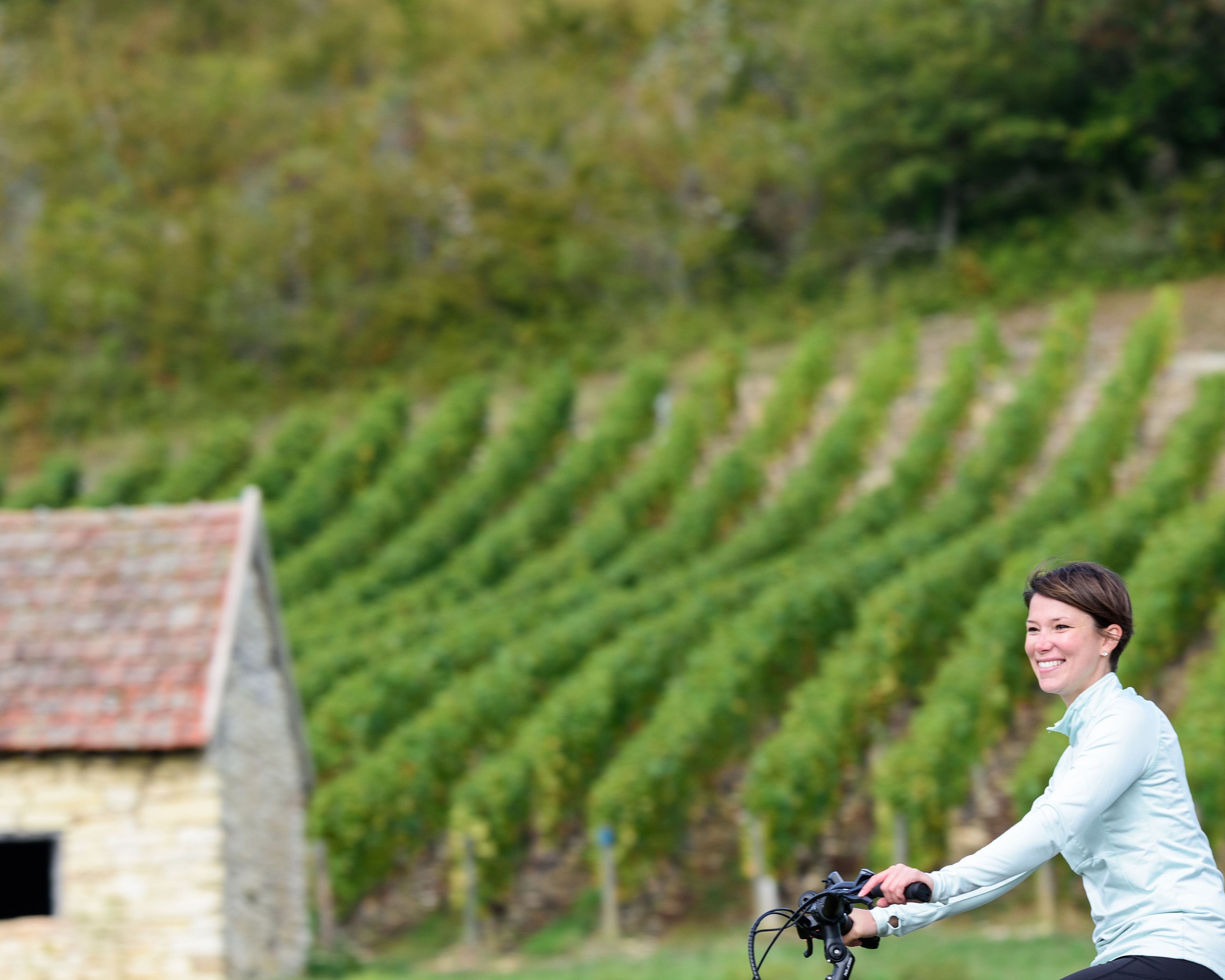 Découverte à vélo du vignoble de Bourgogne du Sud 
