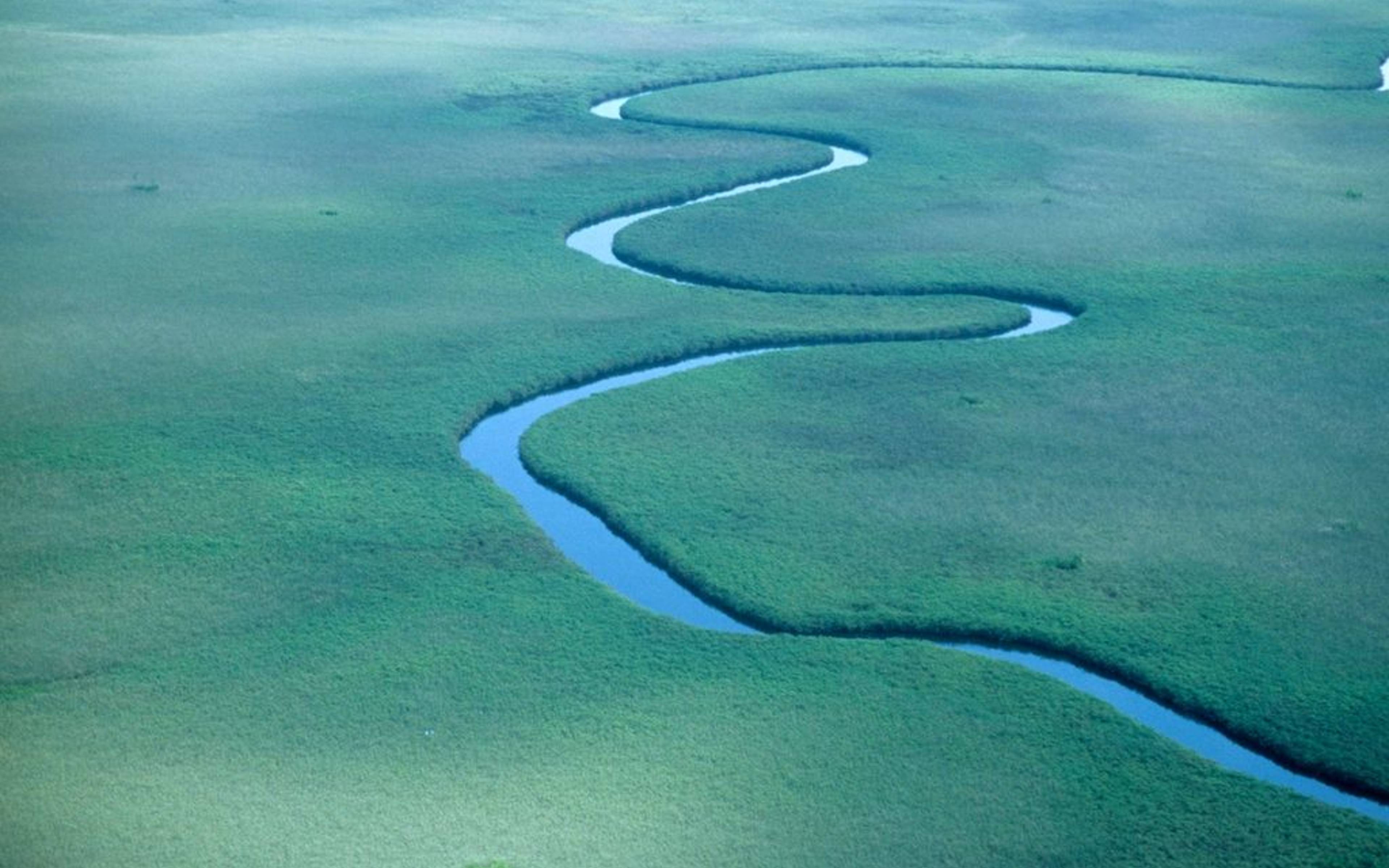 El Delta del Okavango desde las alturas