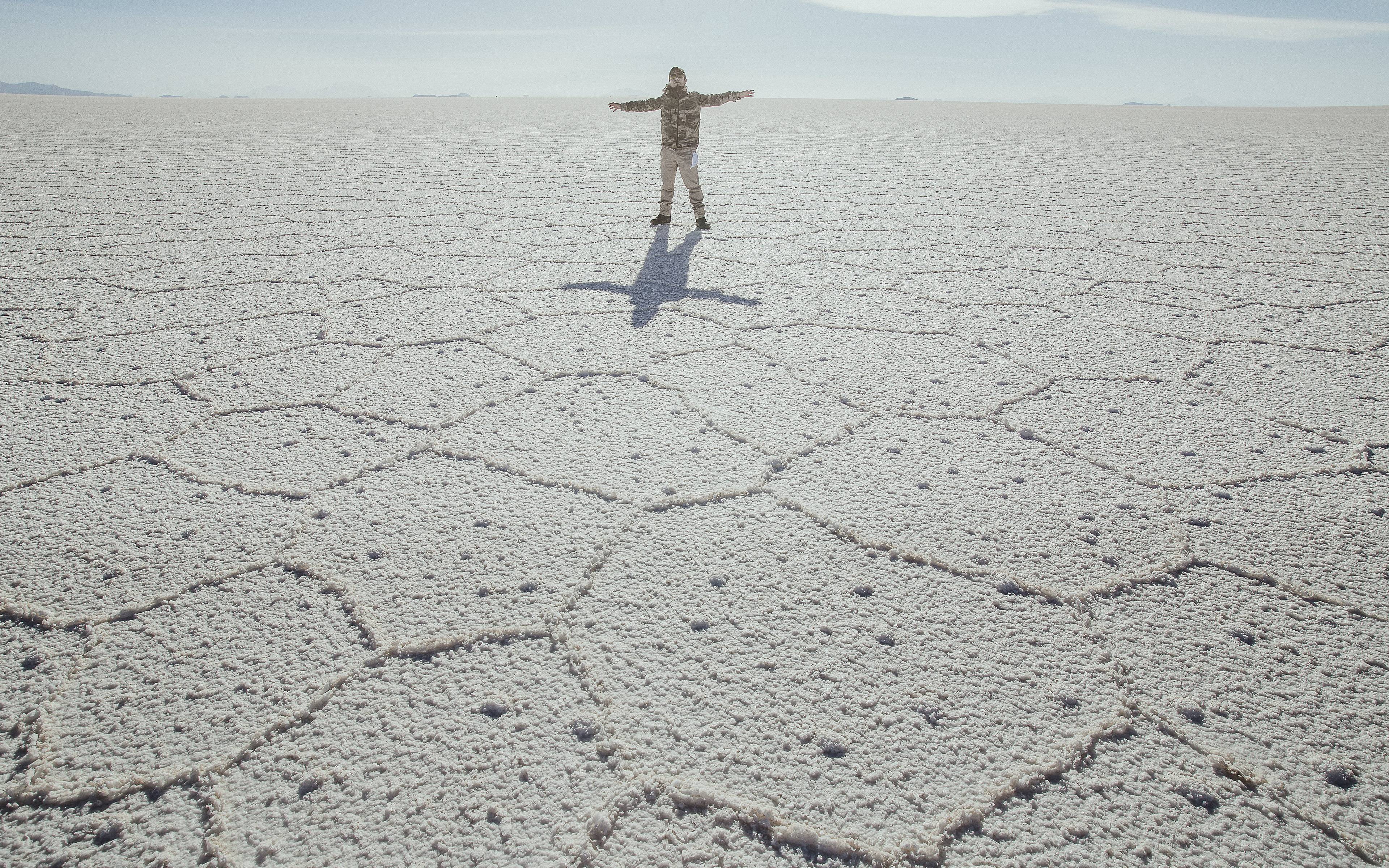 De zoutwoestijn van Uyuni