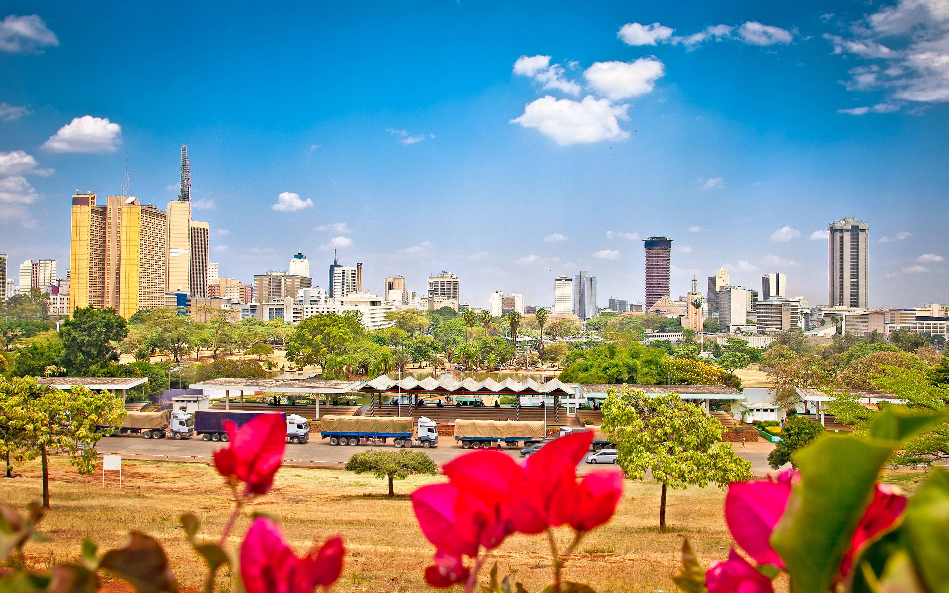 Vertrek via Nairobi