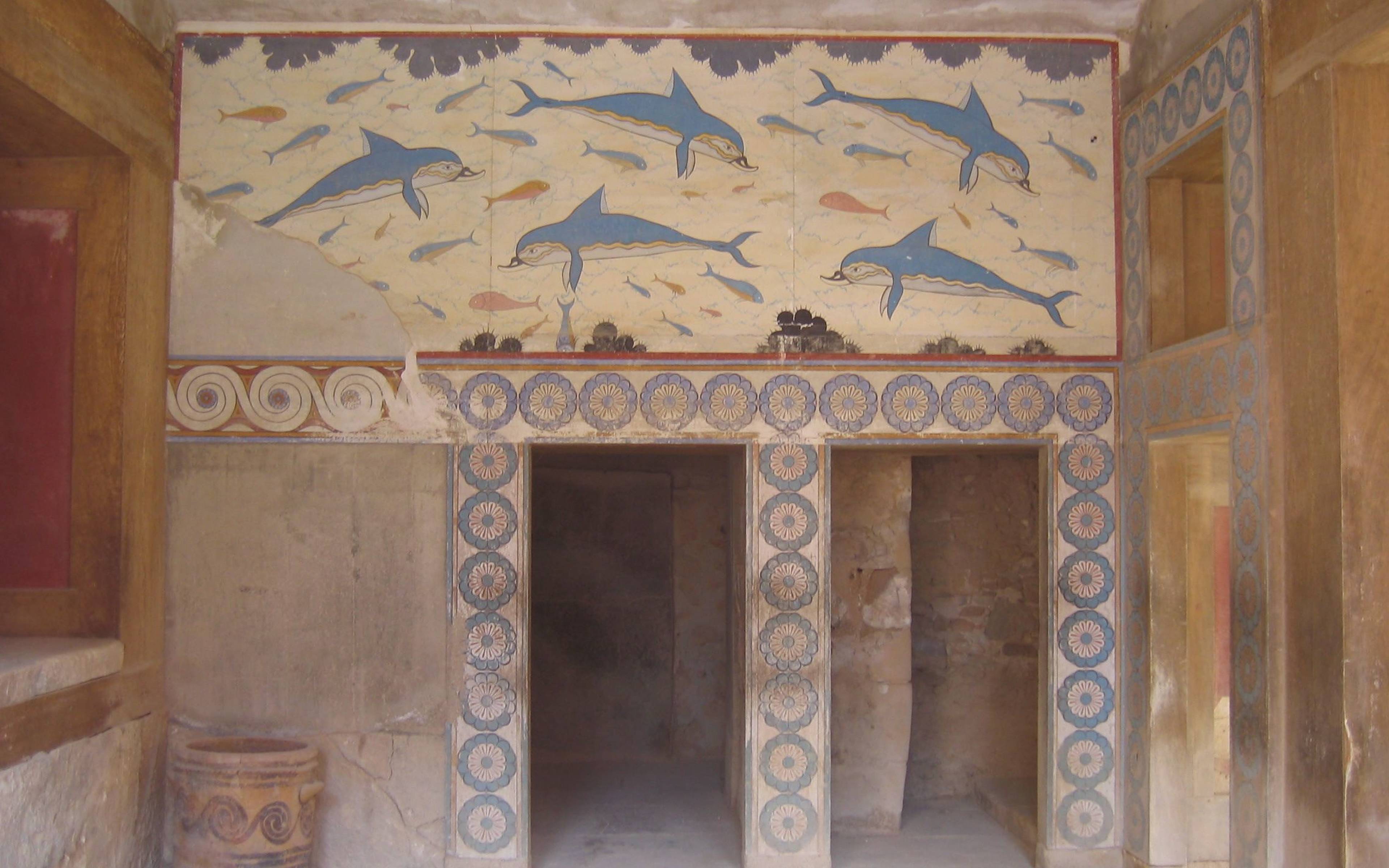 Palazzo di knosso, citta’ di Heraklion e museo archeologico 