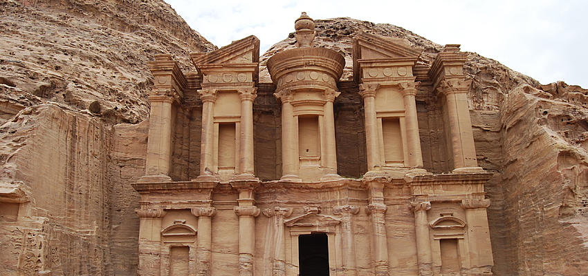 The monastery in Petra