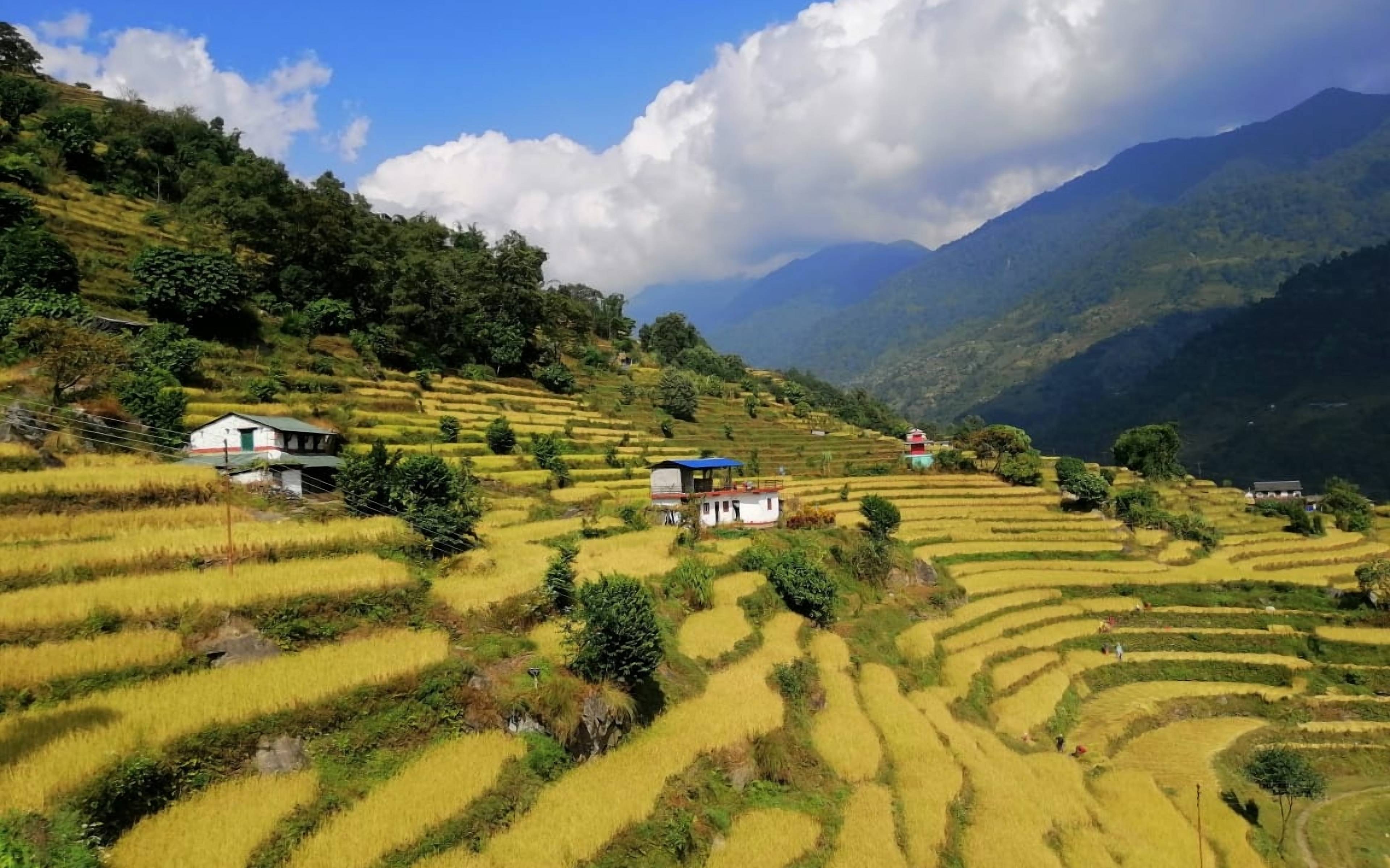 Die malerischen Dörfer Nepals