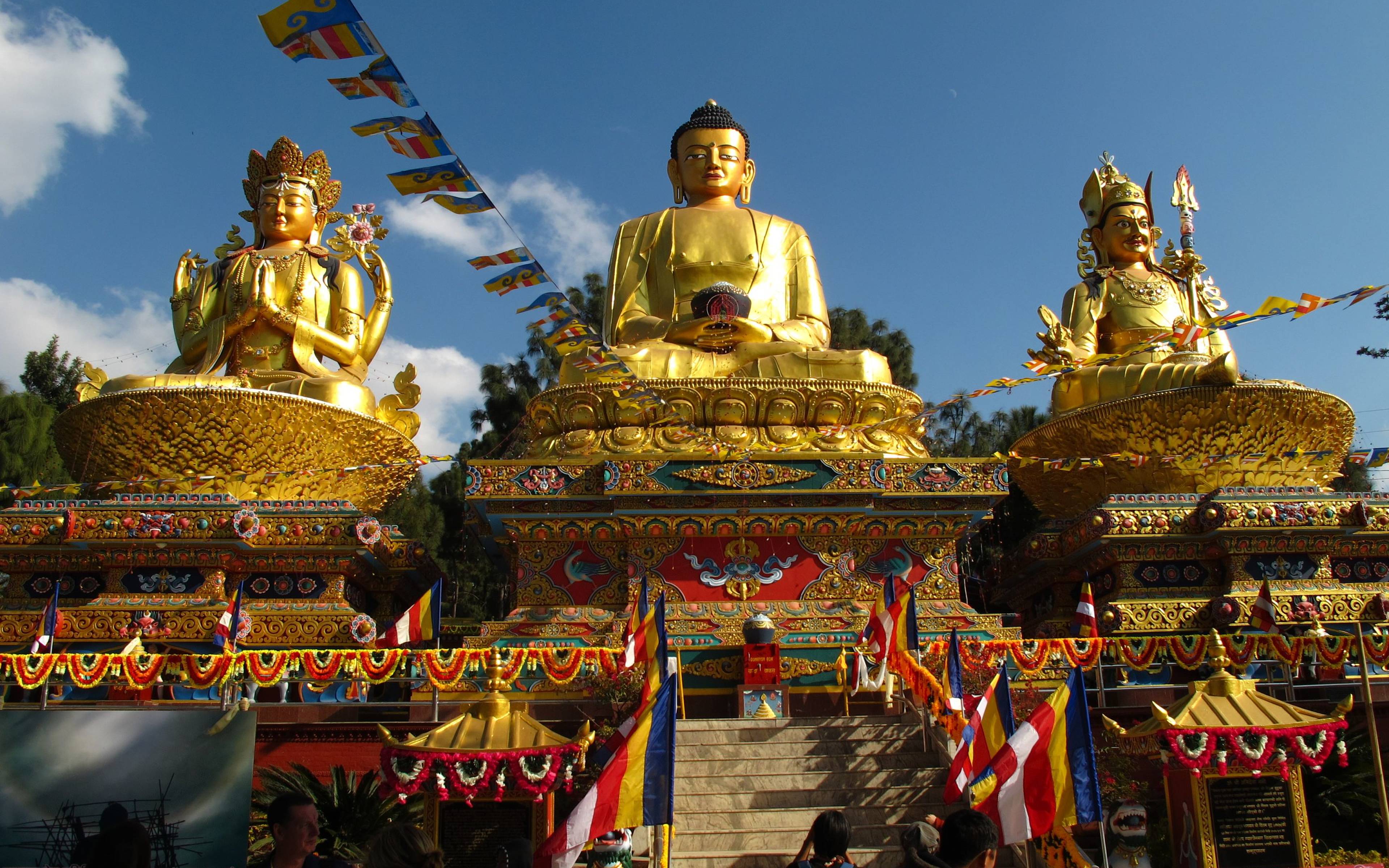 Sightseeing, Patan Durbar Square, Swayambhunath & Pashupatinath Tempel, Aarati, Abendritual
