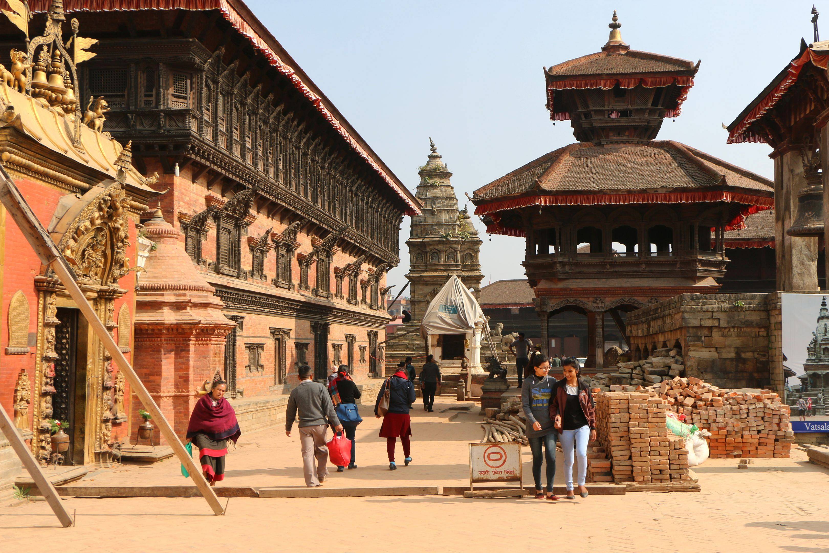 Bhaktapur sightseeing und Abreise