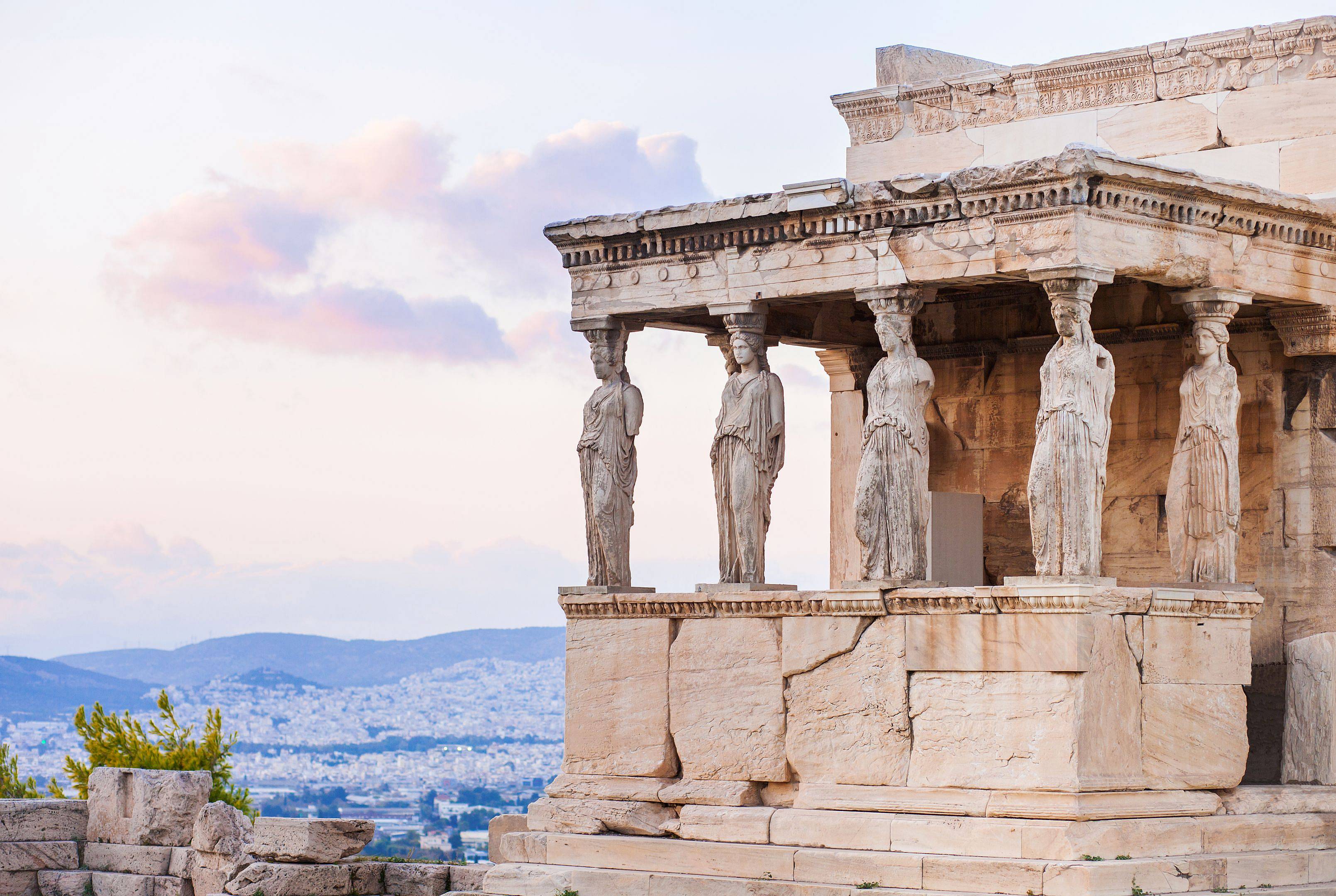 Ciudad de Atenas y Acrópolis