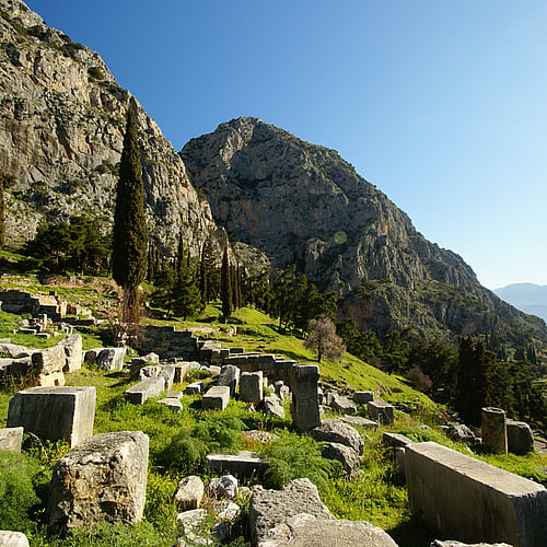 Merveilles de la Grèce antique et de Santorin