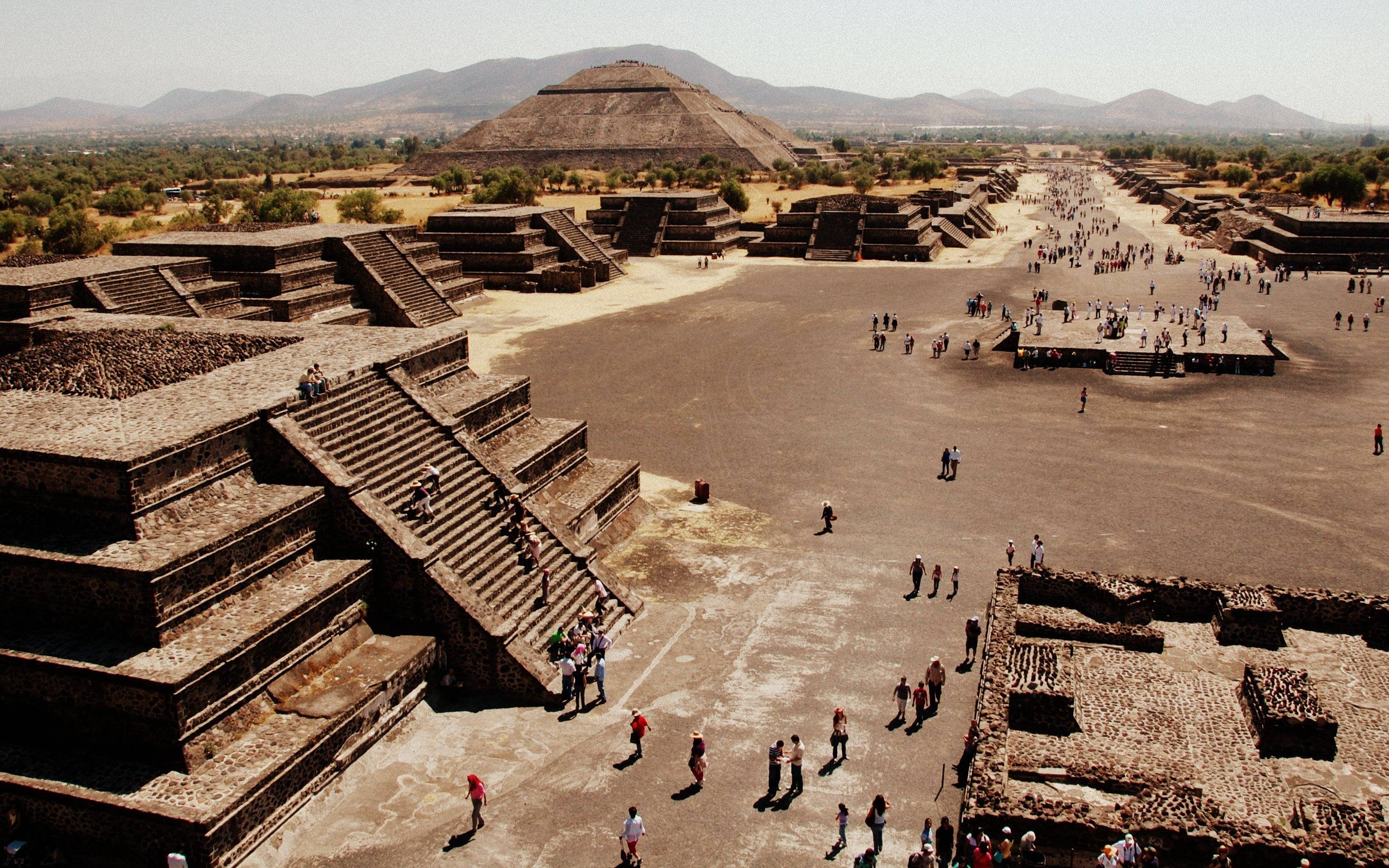 Tempelanlage auf dem Weg nach Puebla 