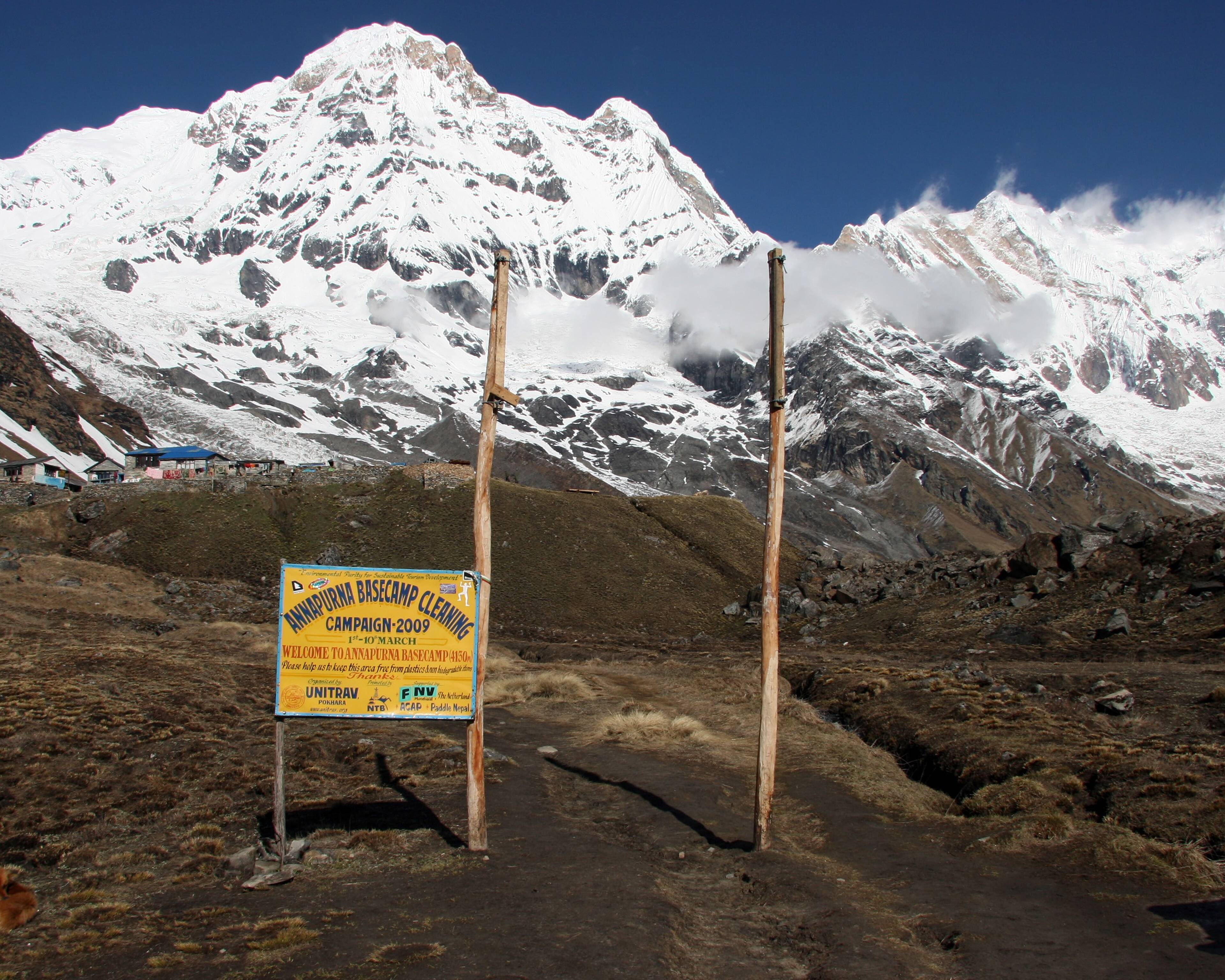 Trek au camp de base des Annapurnas