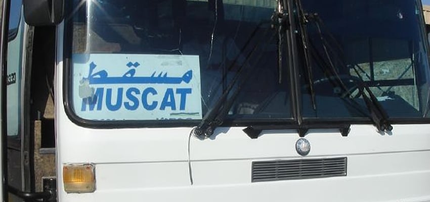 A bus in Oman