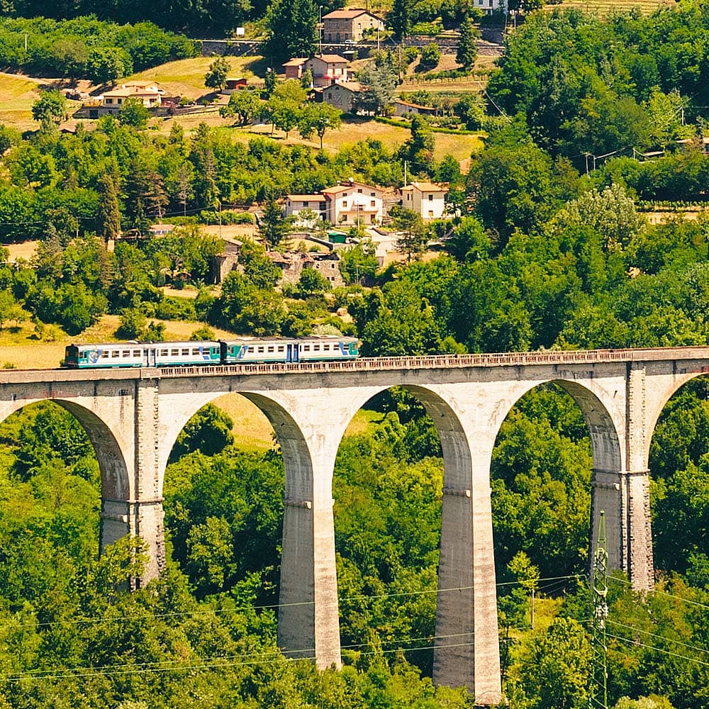 Votre voyage en train en Italie à la demande