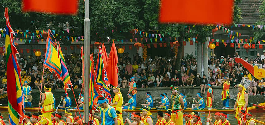 Lors de la fête de la Lune et de l’Eau