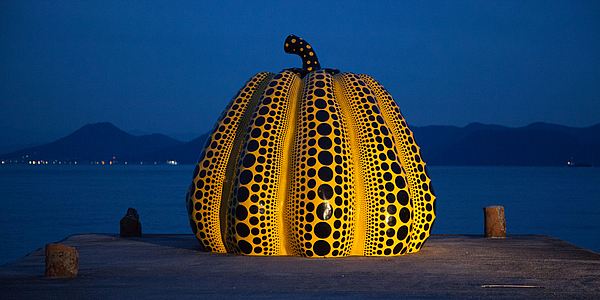 Pumpkin by Yayoi Kusama, Naoshima
